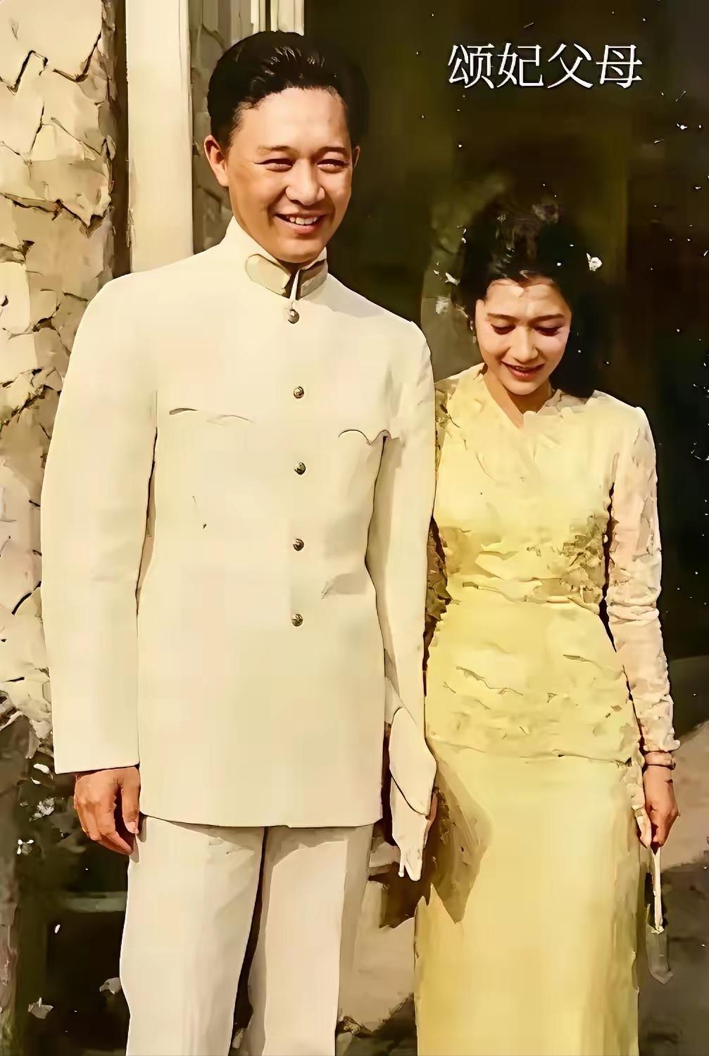 看看颂莎瓦丽王妃年轻时的模样，再看看她父母年轻时的照片，你会发现颂妃的颜值不及她