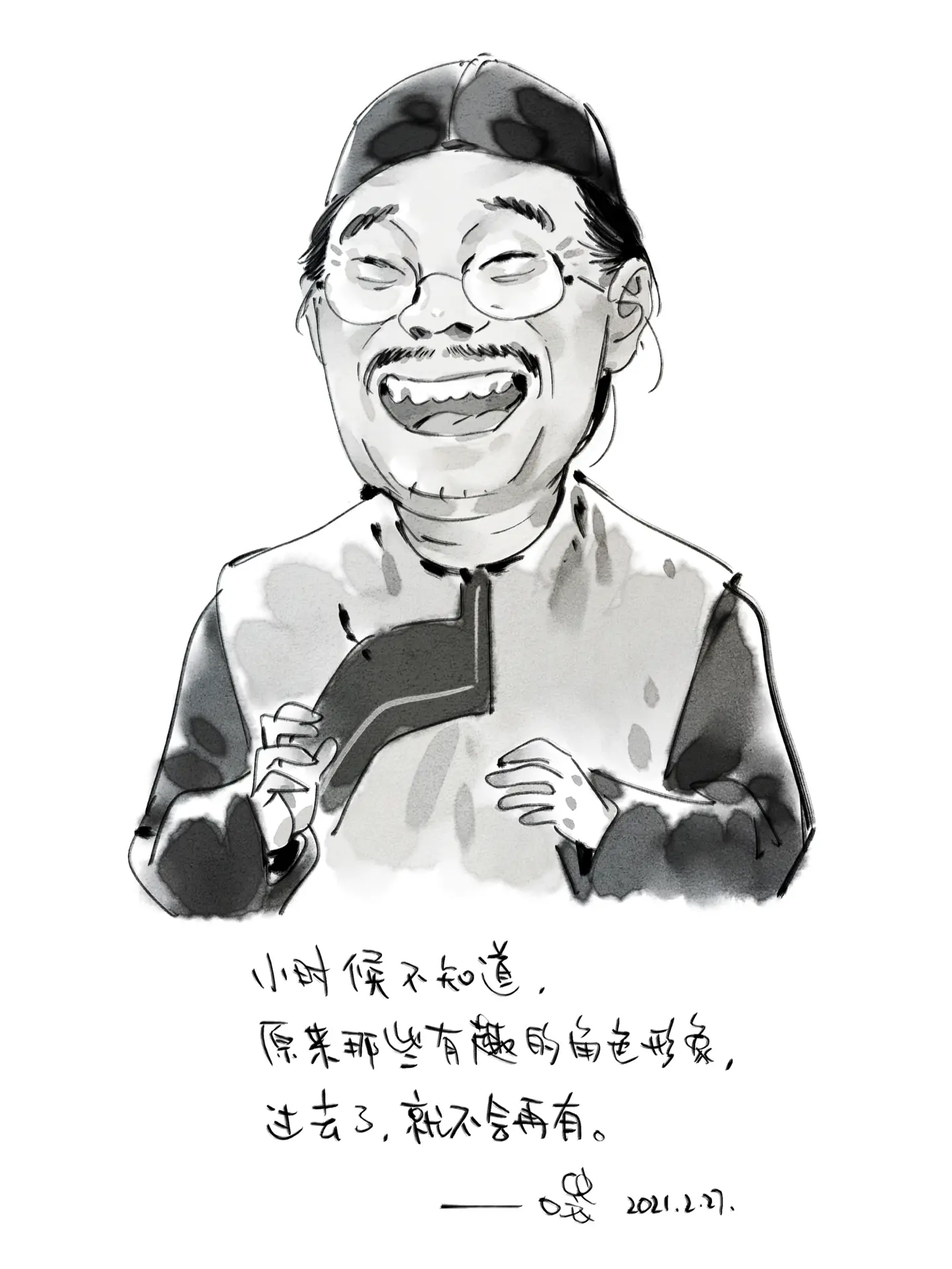 我画的电影同人🎬。“电影发明之后，人类的生命，比起以前至少延长了三倍...