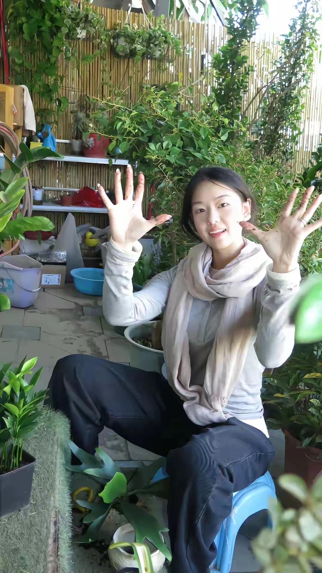 我的表妹，学的是植物保护专业，偏偏爱上花卉园艺，大学本科毕业。别人忙着找工作，考
