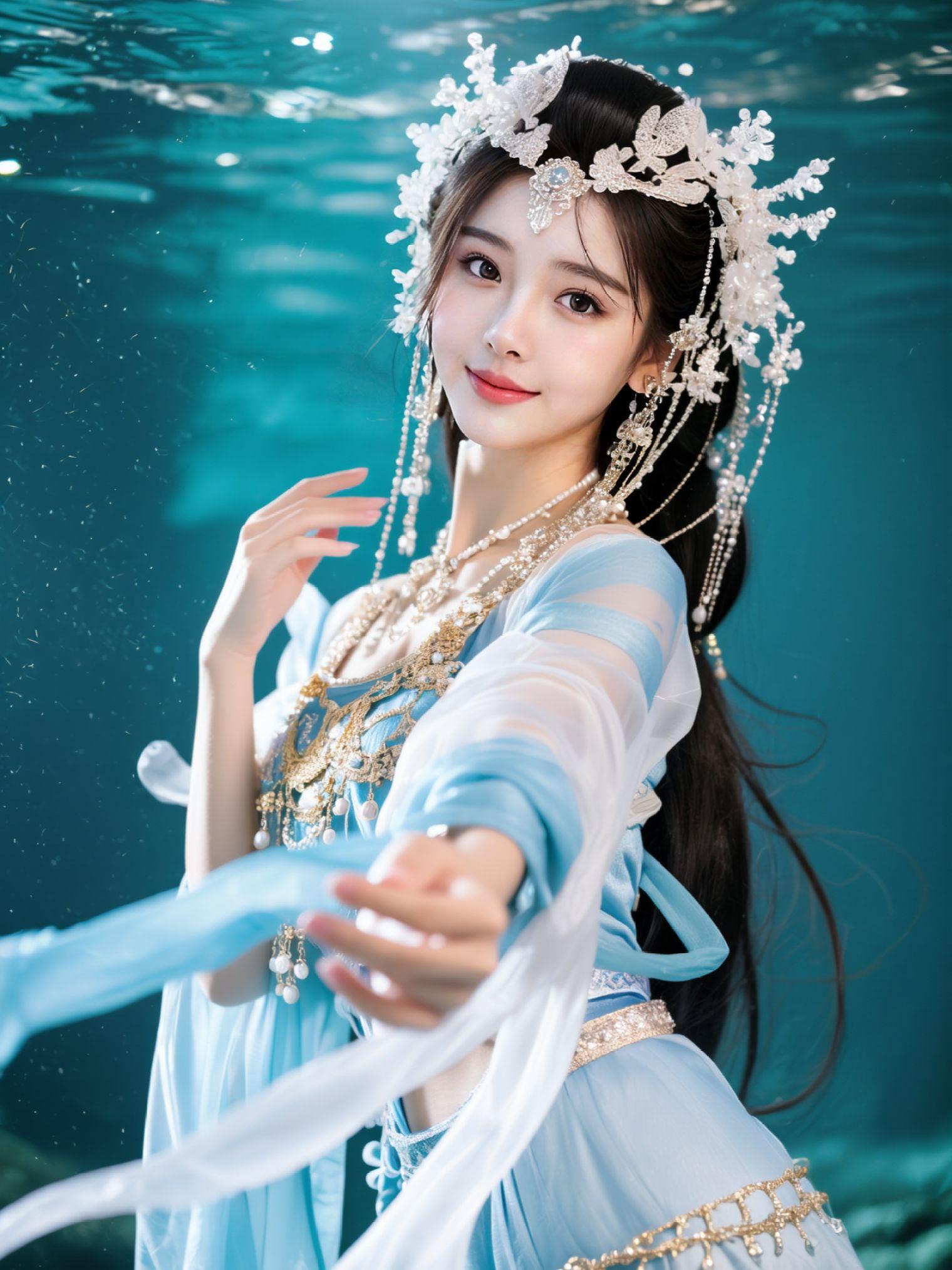 AI水境仙姝图