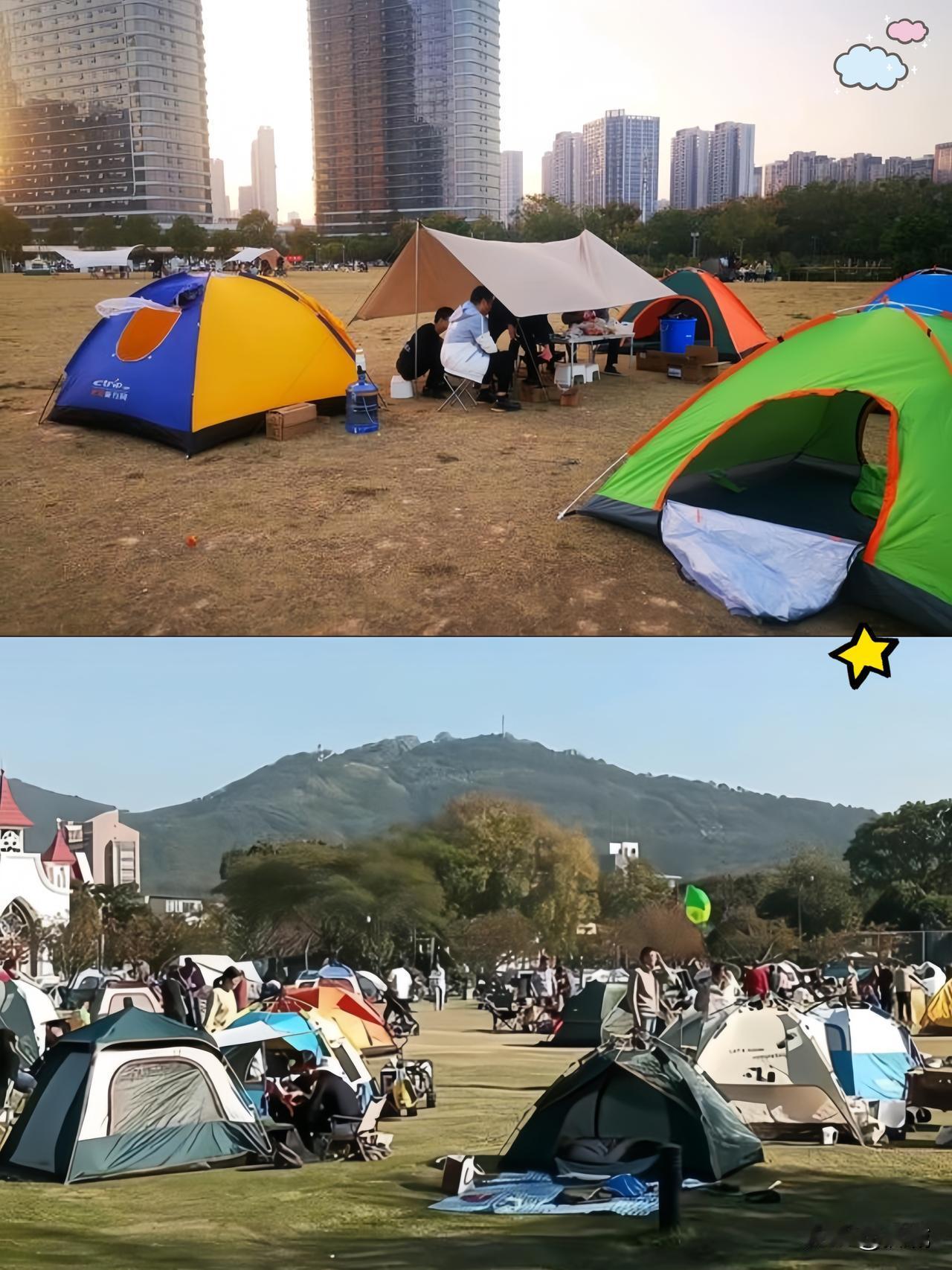 你肯定也发现了
最近朋友圈的旅行照
背景不再是奢华酒店，而是一顶顶帐篷。这悄然发