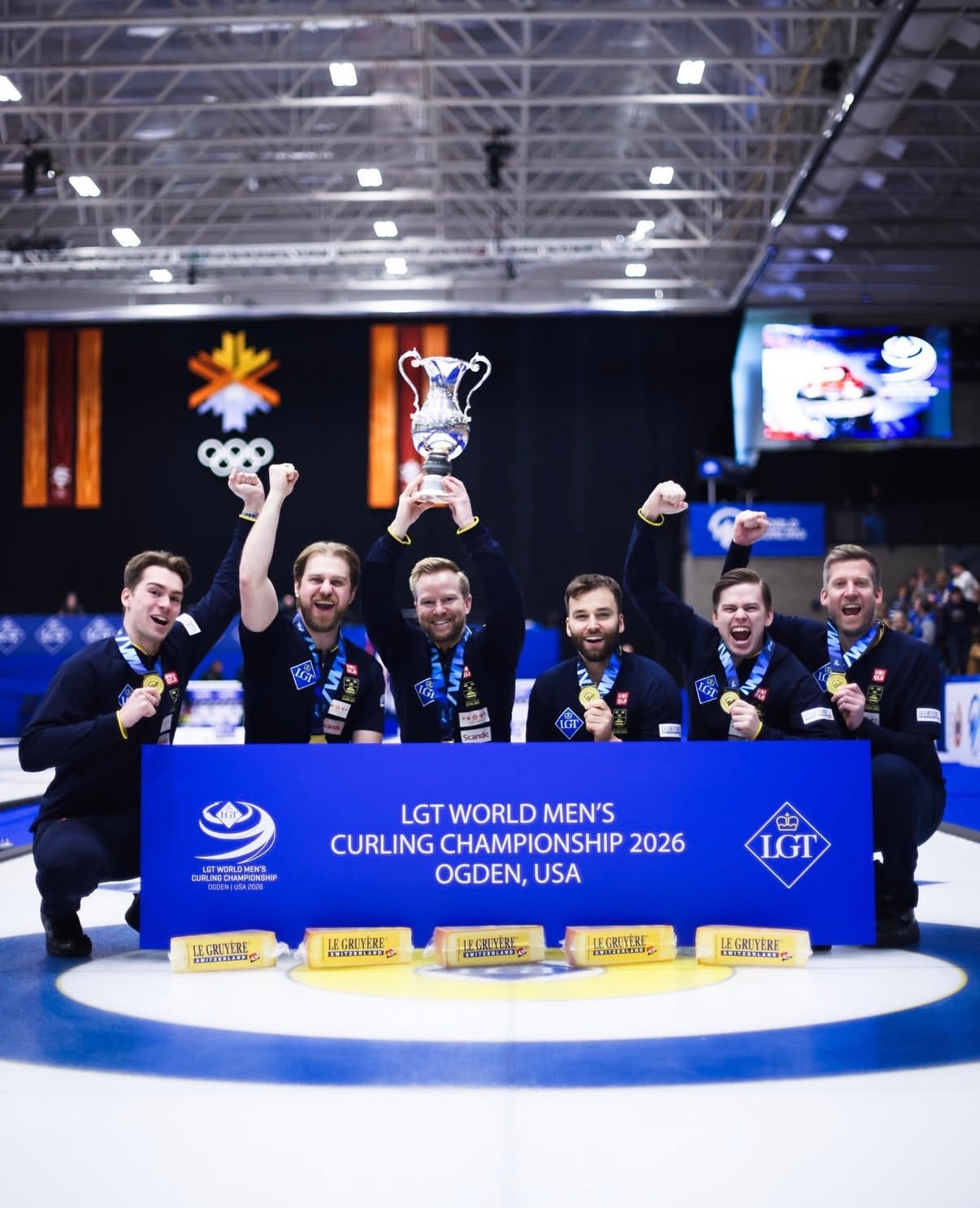 冬奥会状态一塌糊涂只拿到倒数第二的瑞典男队，赢下了 2026男子冰壶世锦赛 的冠