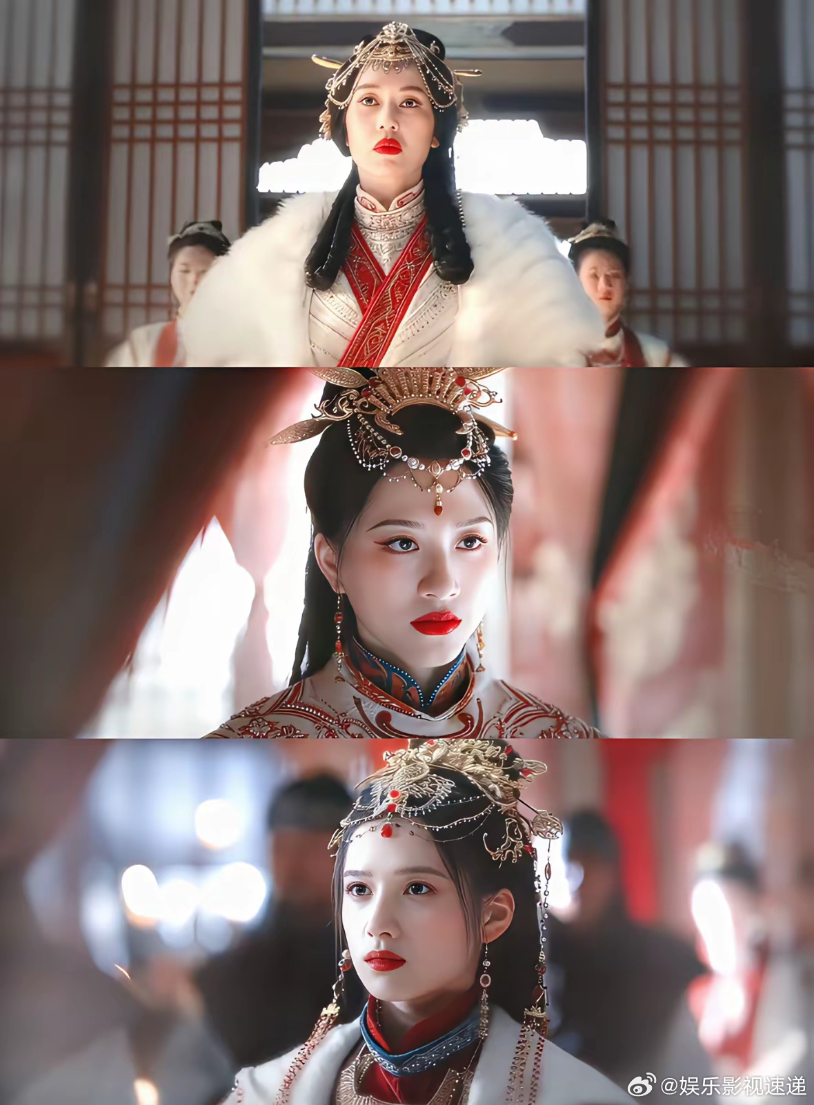 《藏海传》能找到这三个女演员演一家子也是绝了。​冬夏女王一族是西灵圣母的后人，颜