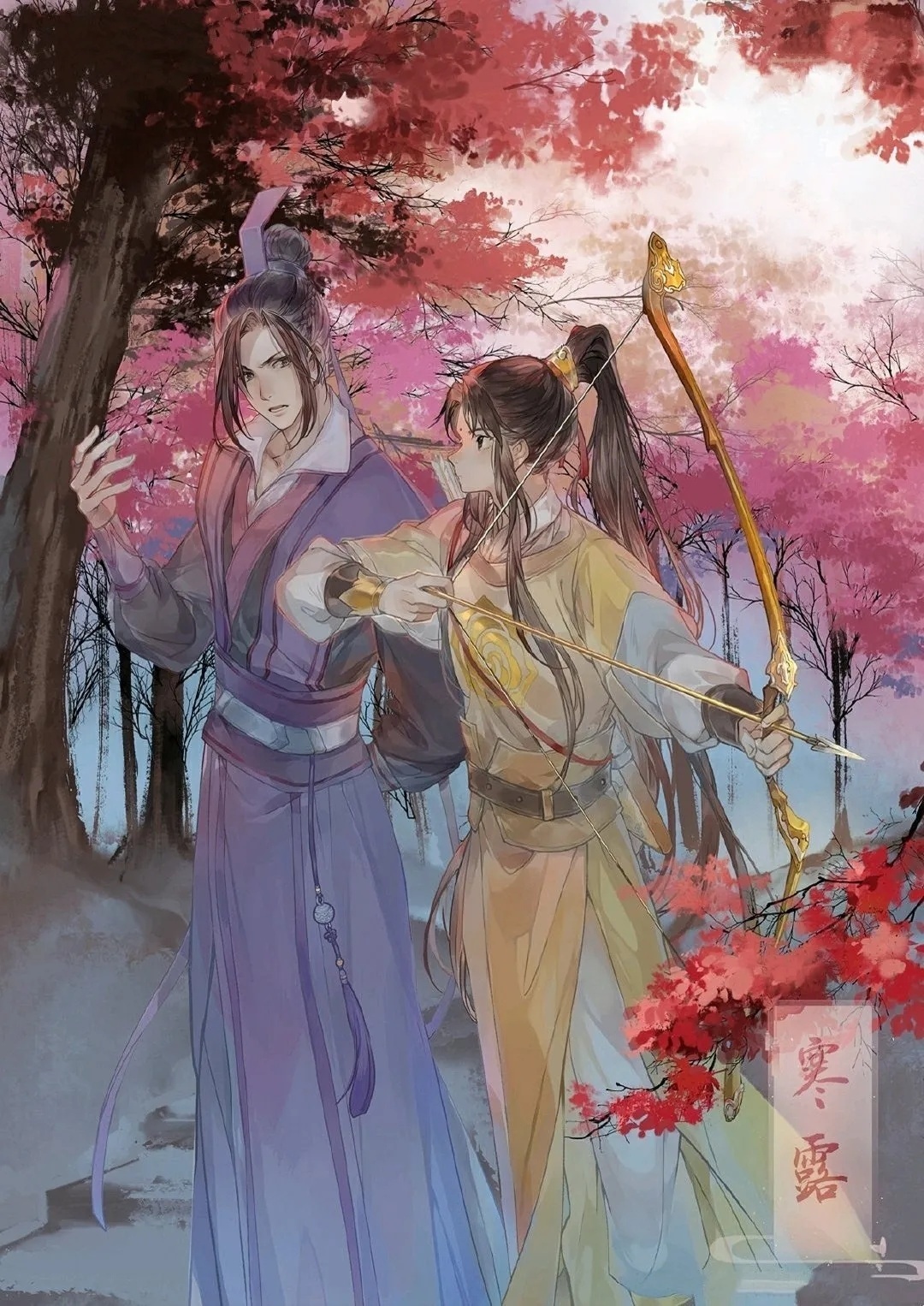 《魔道祖师》十二节气绝美壁纸原以为殊途同归，却不想同道殊途 