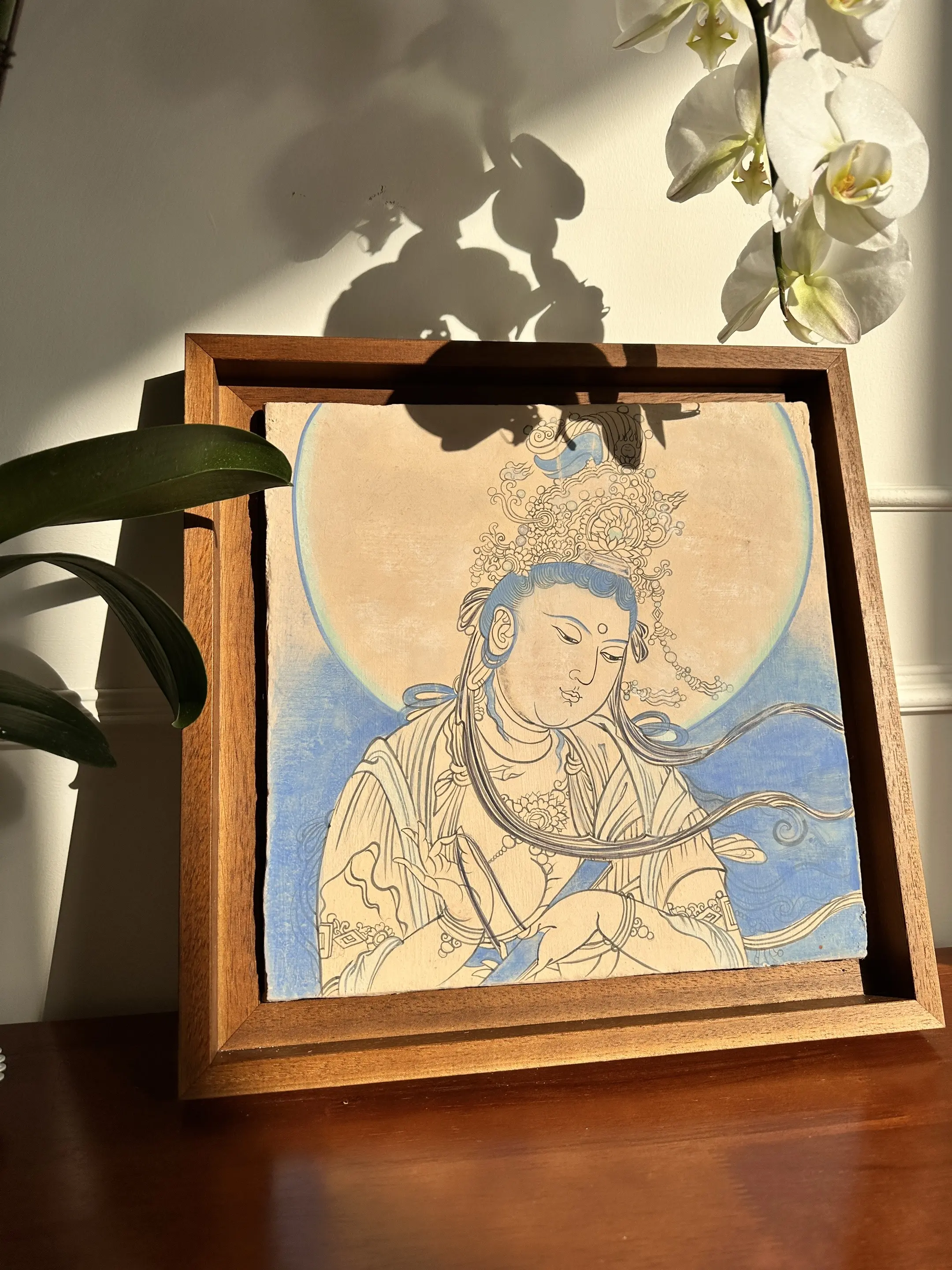 他静静在那，便也温柔了时光...《普贤菩萨》——龙、蛇保护佛 敦煌榆林...
