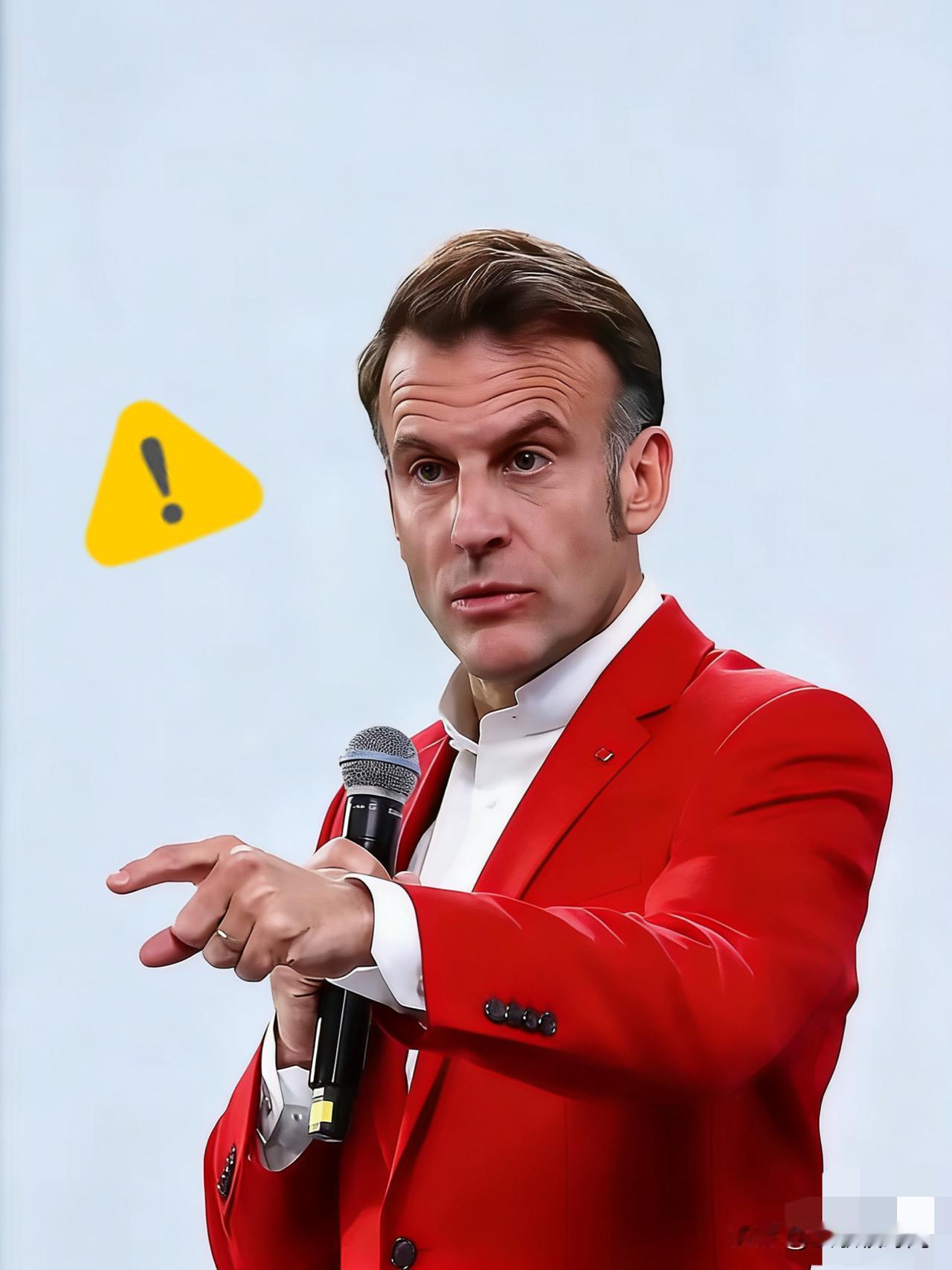 刚从中国回来的马克龙，转头就变了脸。他急匆匆站出来说，我没说过美国会背叛乌克兰。