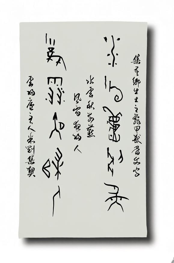 米刚甲骨文作品