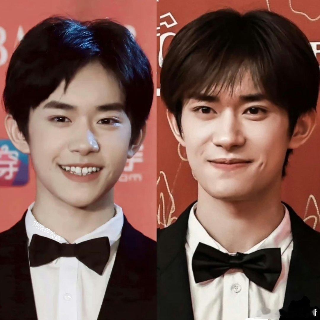 易烊千玺神图小时候眉清目秀的，现在长开了 ​​​