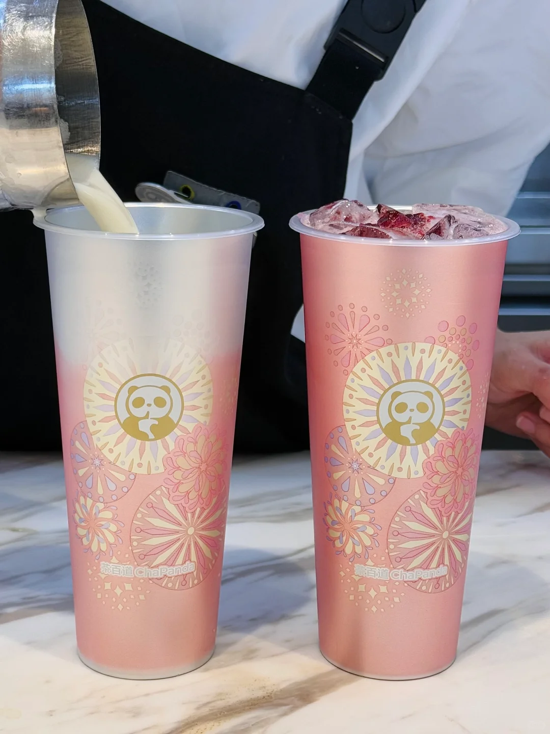 茶百道车厘子+变色烟花杯！这把王炸！！