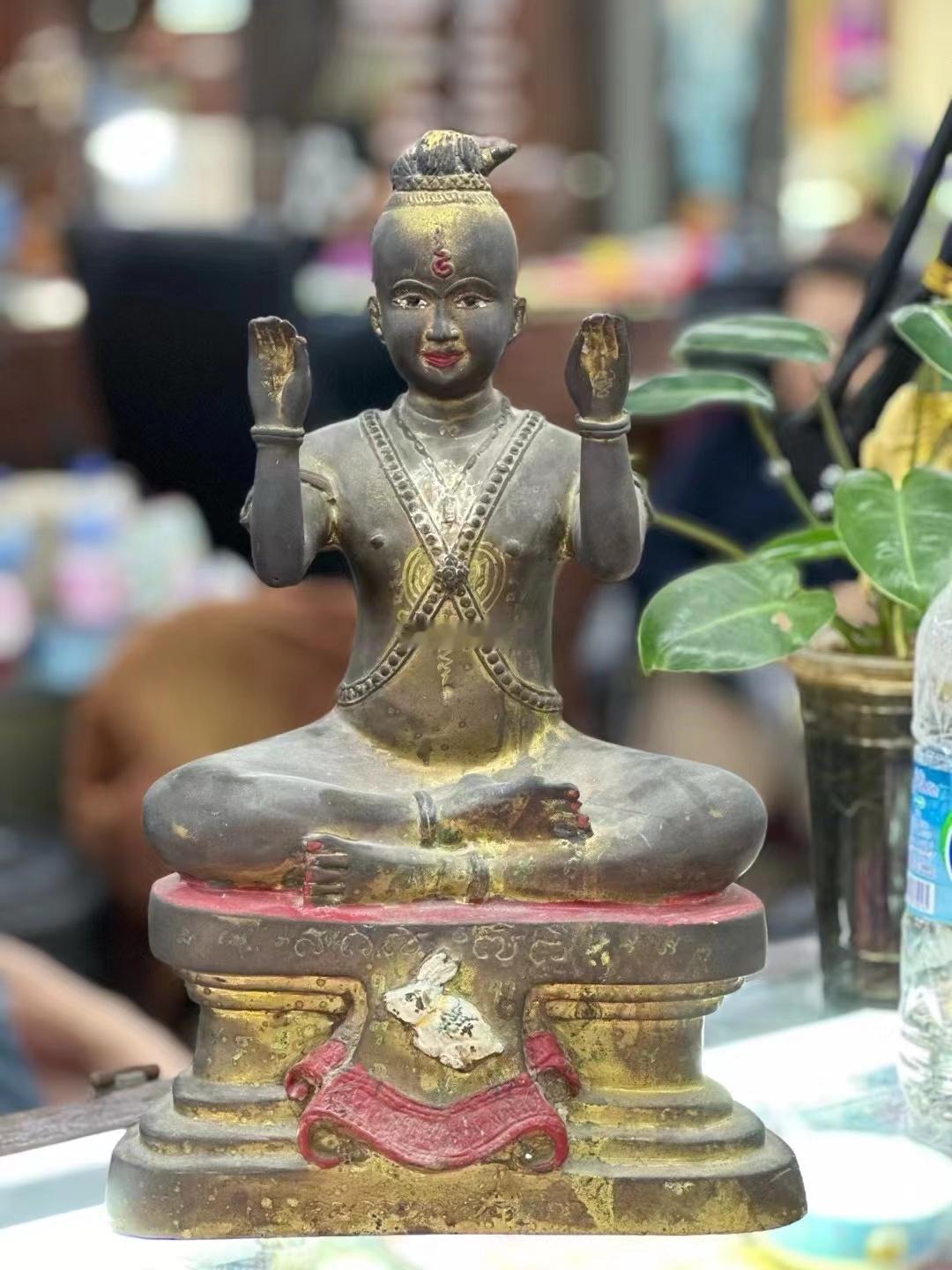 龙婆炎9寸金属供奉型古曼网红主播都请泰牌