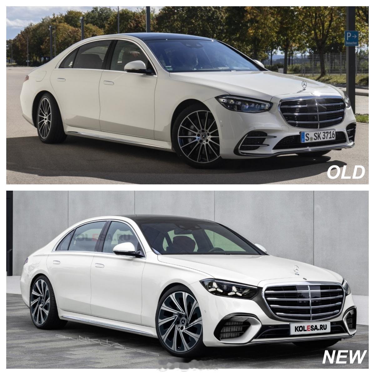 奔驰新款和老款奔驰对比 【新车渲染】新款和老款奔驰对比，大家更喜欢哪个设计