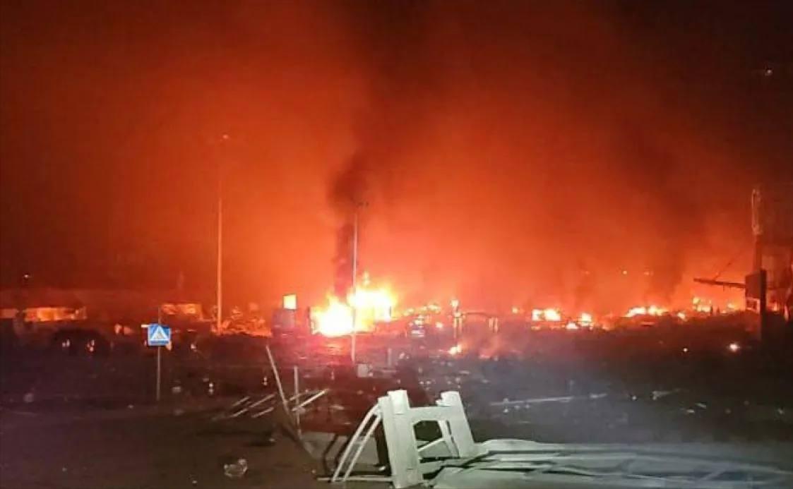 *靠近波兰边境的乌克兰能源设施遭打击。据乌克兰沃伦州政府消息，一架无人机击中了沃