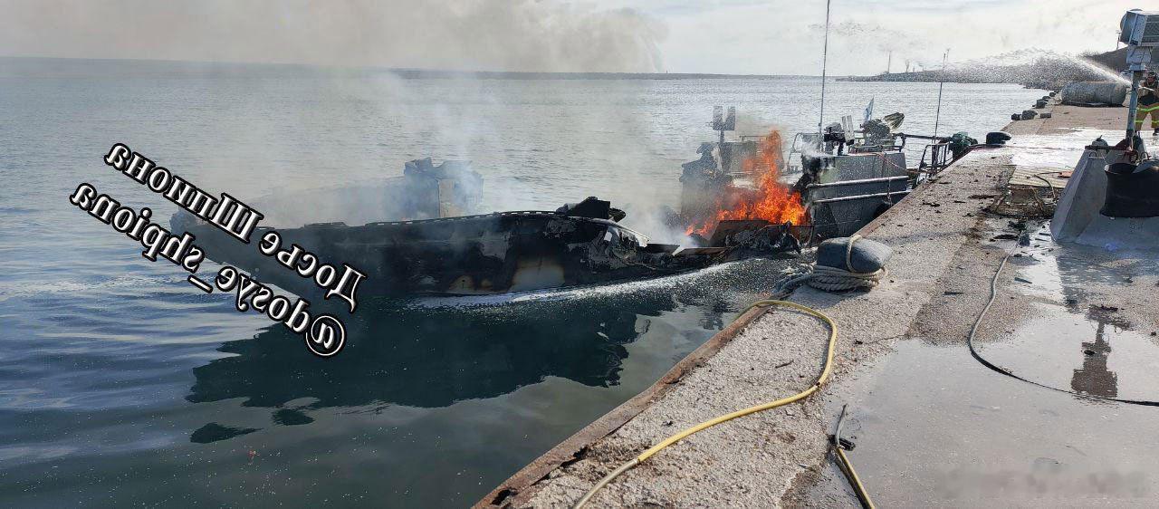 克里米亚，前几天被乌军FP2攻击机打掉的大递炮艇bk16烽火问鼎计划俄乌冲突泽连