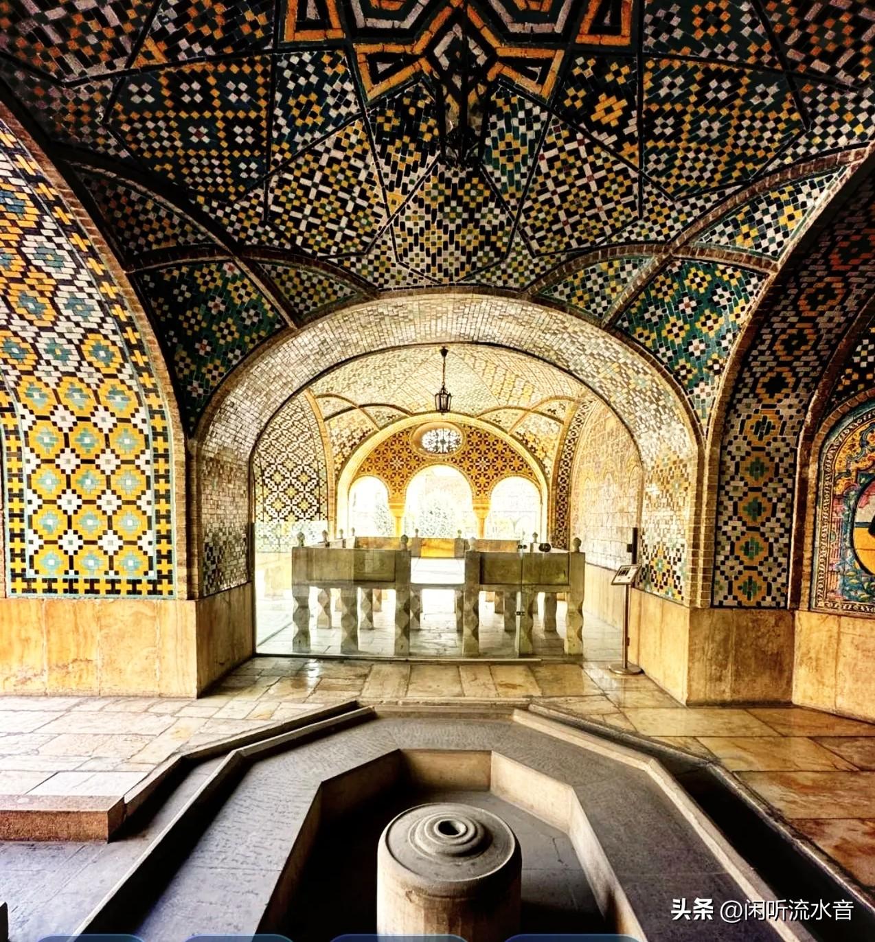 太可惜了
伊朗玫瑰宫被炸毁，
这座建筑也被列为世界文化遗产，
堪比我们的故宫。 