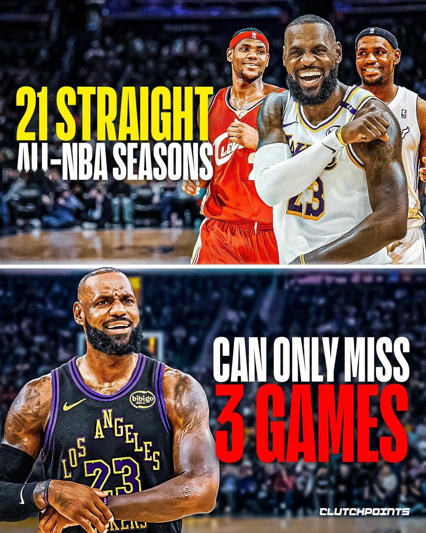 詹姆斯再缺席3场无缘评选最佳阵容！今天ESPN女主持Malika Andrews