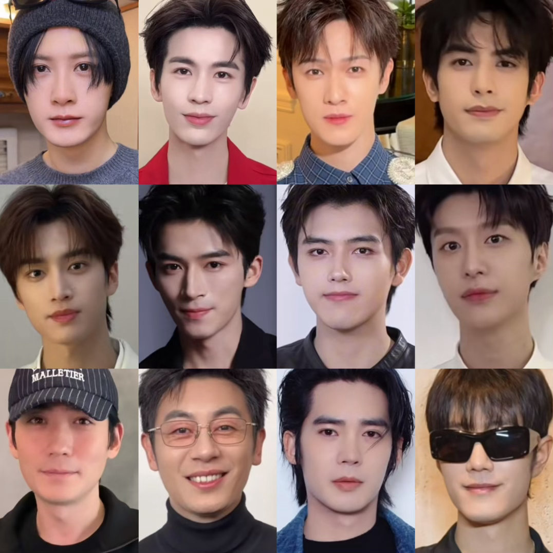 WFilm男明星怼脸截图状态，谁扛住了？选一个你们觉得最帅的