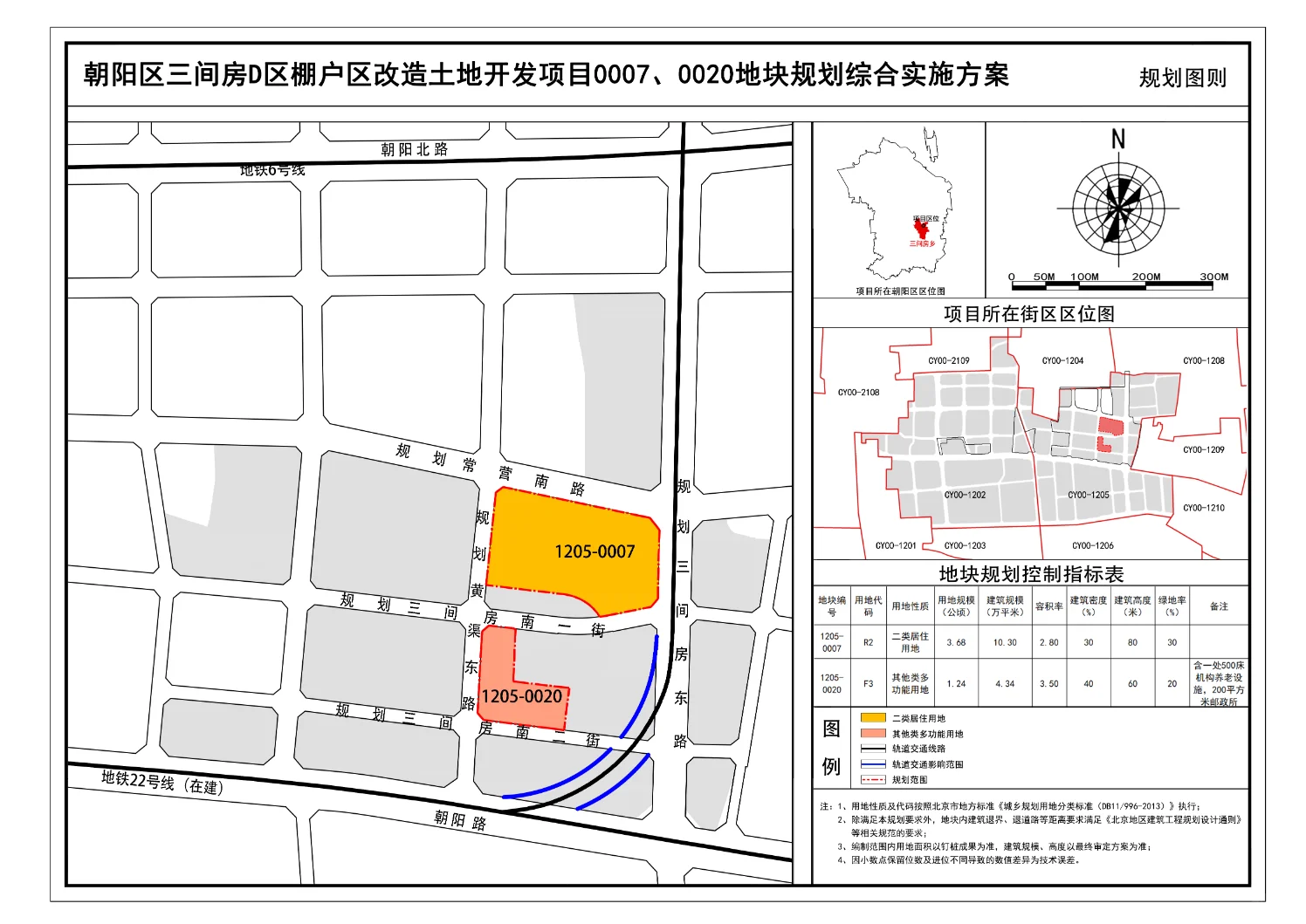 朝阳褡裢坡地铁站旁边的两宗地的设计方案，看来又有新地入市了