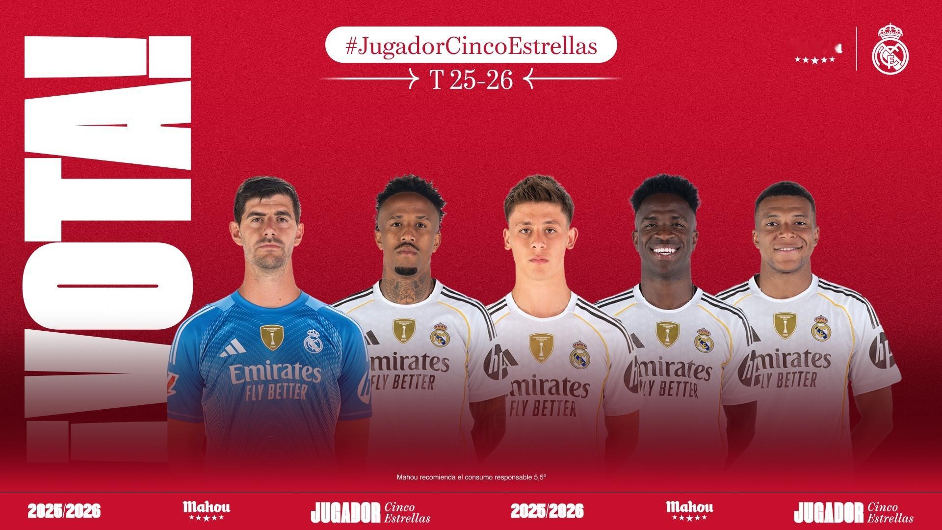 皇马 皇马十一月最佳球员的候选人👏 