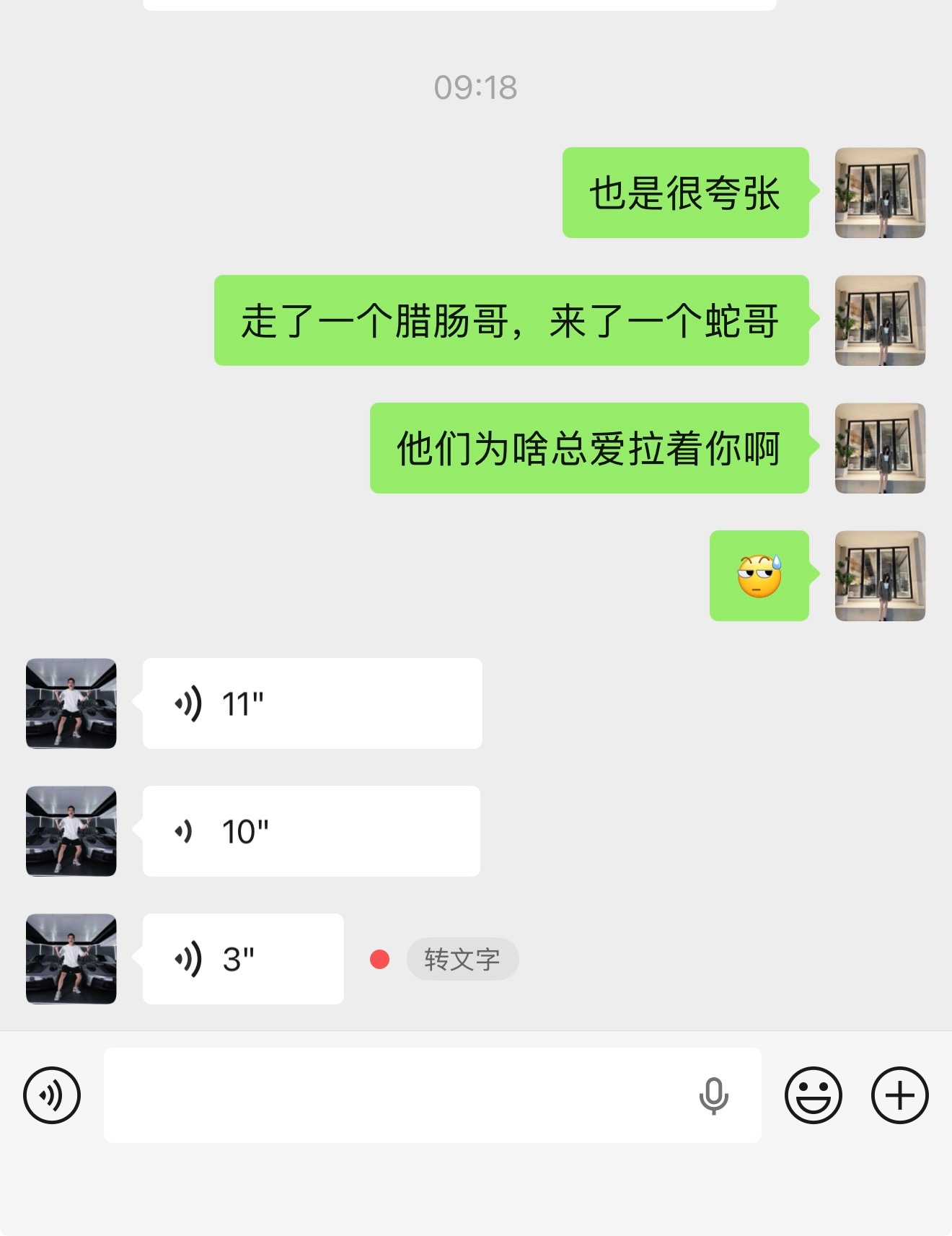 好夸张，胡杨林今天又要出远门玩。走了一个腊肠哥，来了一个蛇哥也一直要找胡杨林出去