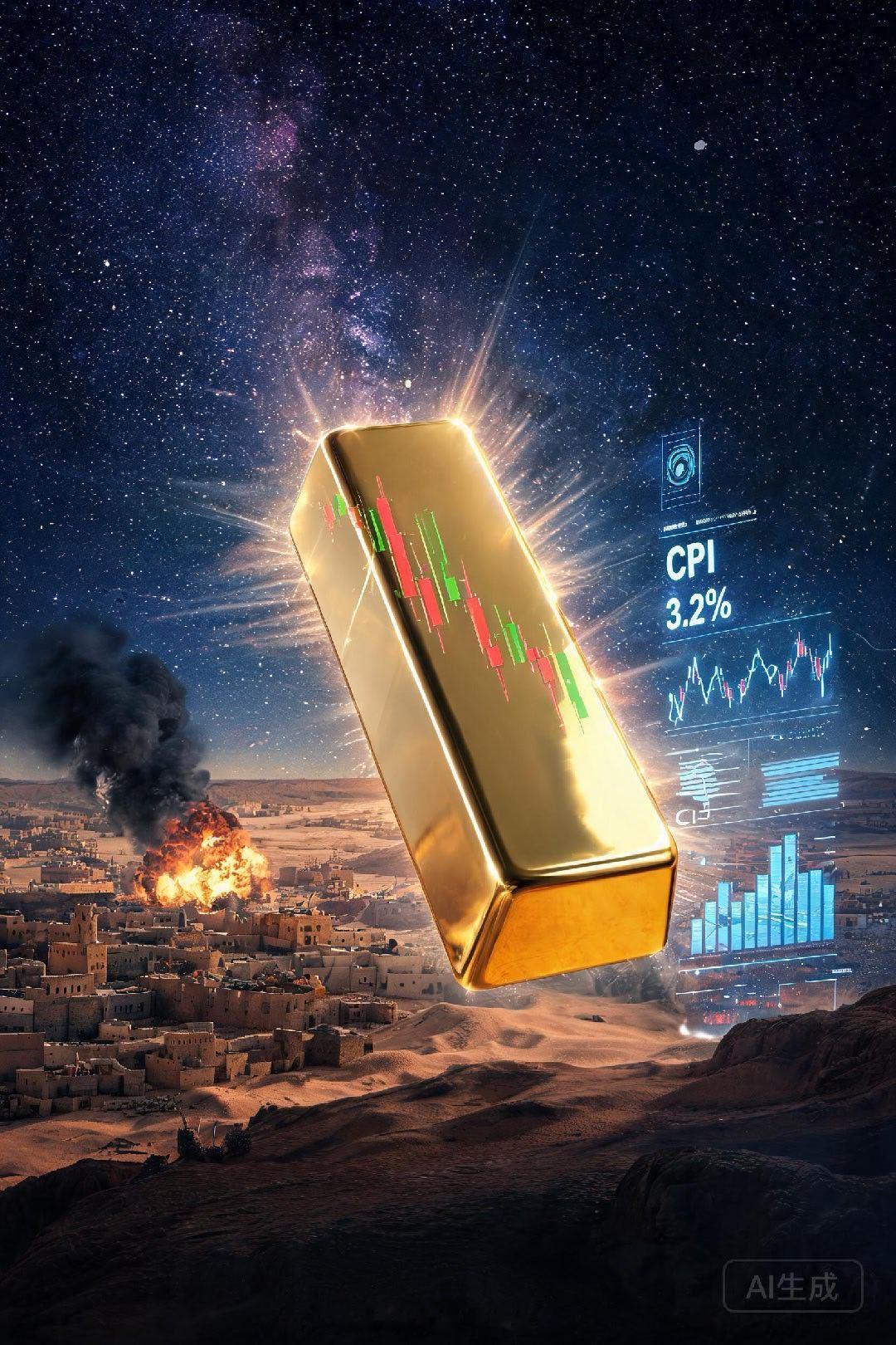 金价连跌一老板劝记者赶紧下手  👑 金价深度分析｜中东战火VS通胀数据——黄金