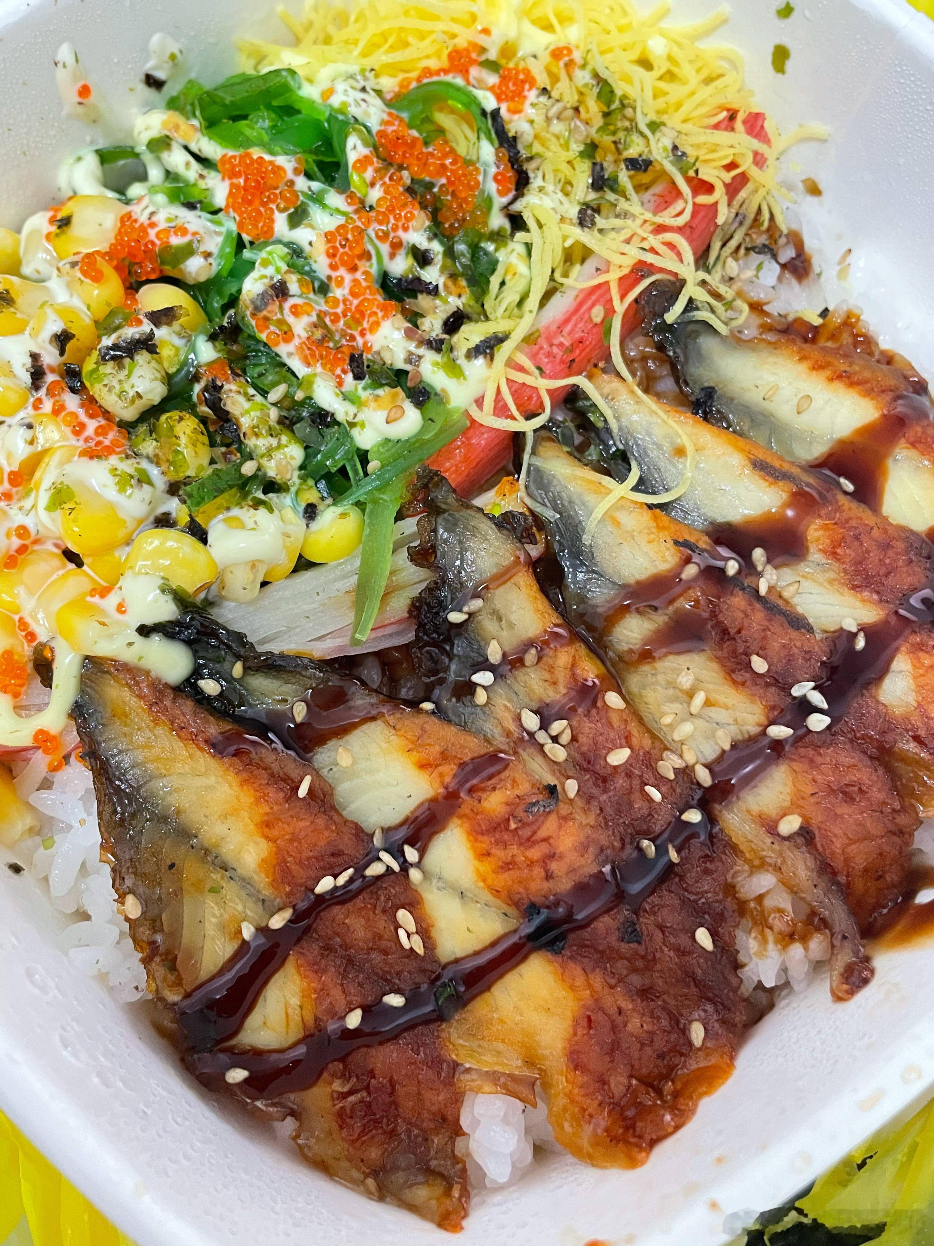 心心念念的鳗鱼饭终于吃上了 