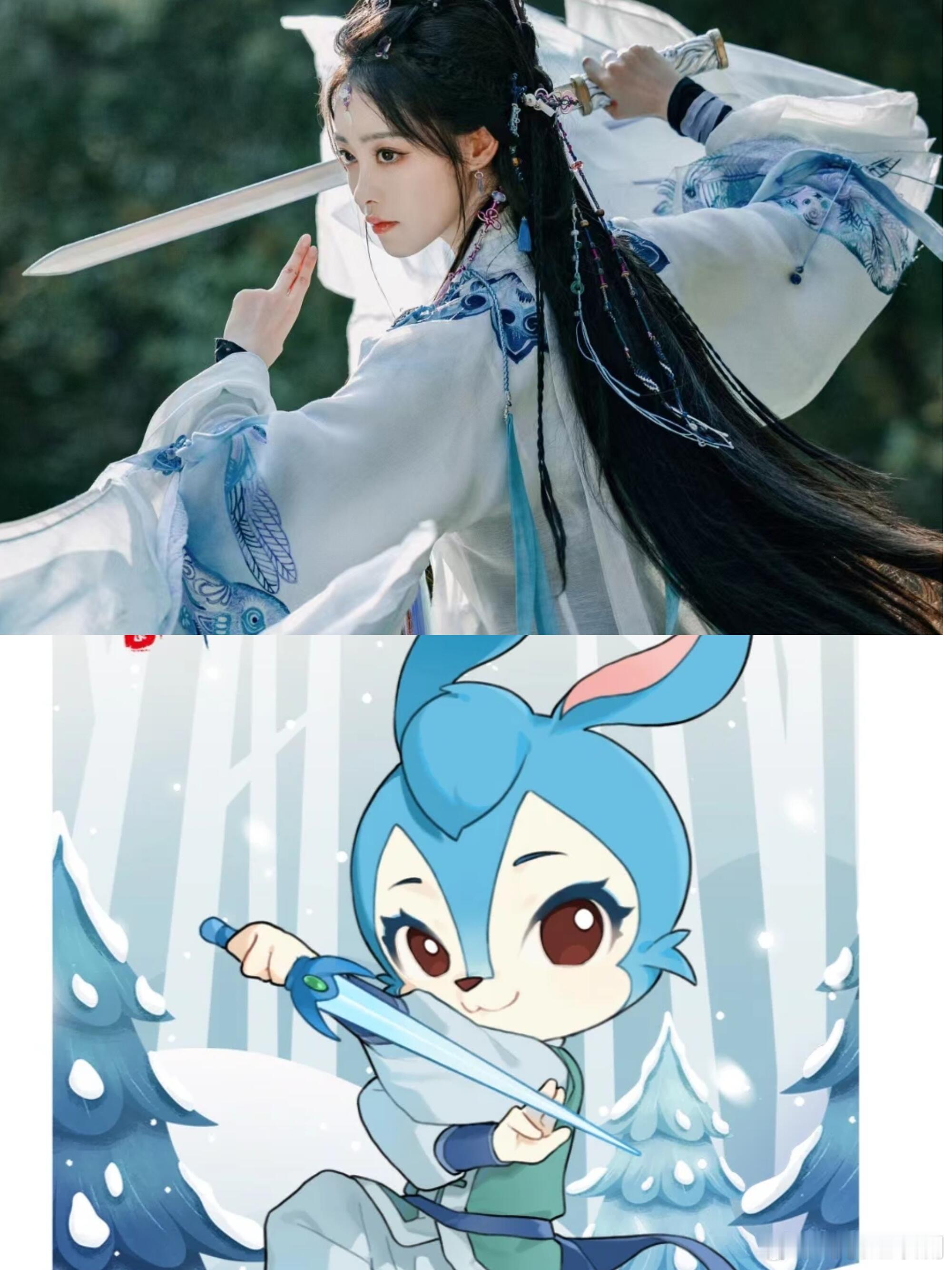 我就说慕瑶怎么正得让人似曾相识，像我童年女神！ 