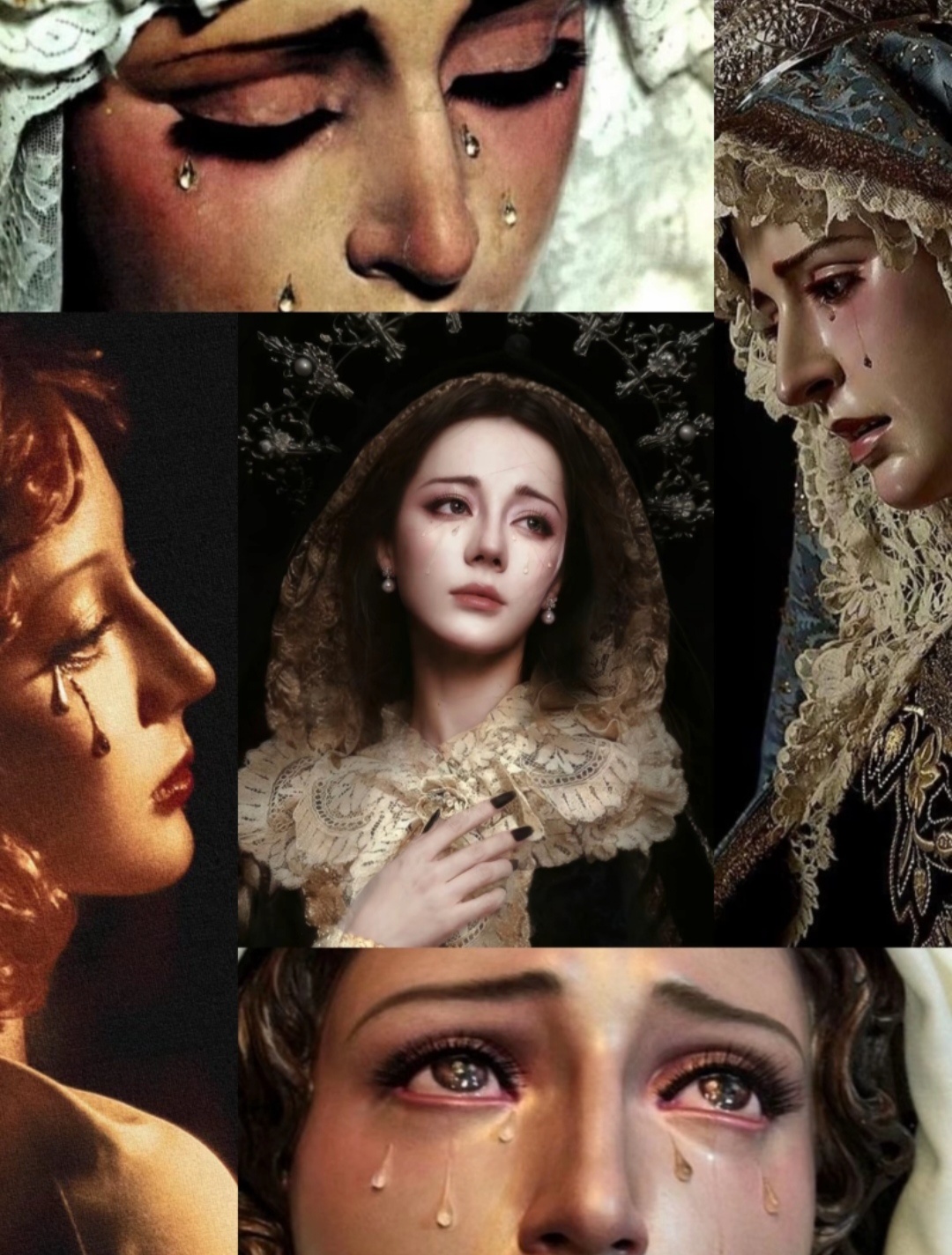 塞维利亚主教堂落泪圣母独属于迪丽热巴的古典神性美 