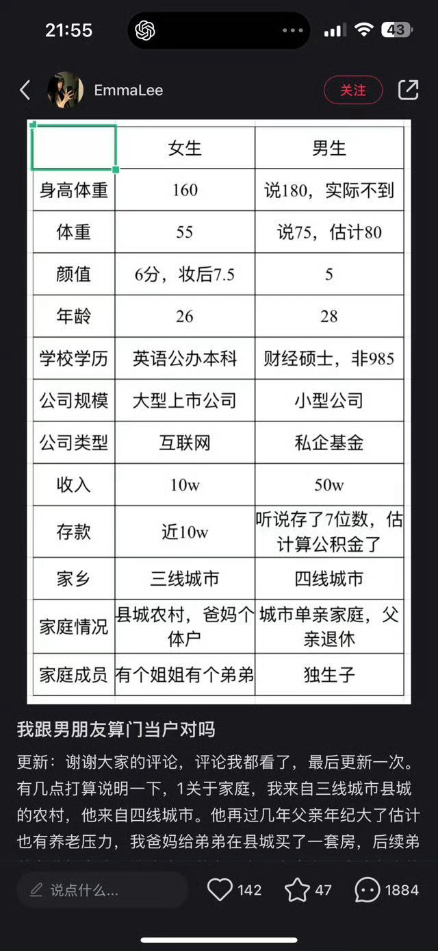 门当户对 
