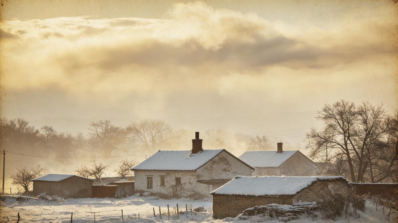 东北大炕之系列五 烟囱
 
   迷人的炊烟，裹藏着童年无限乐趣，也氤氲着儿时所