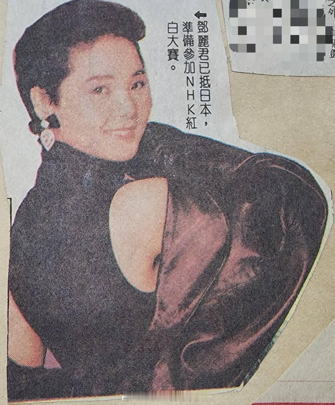 1991年12月31日， NHK红白大赛侧录转播，邓丽君态度摇摆，华视难定播与不