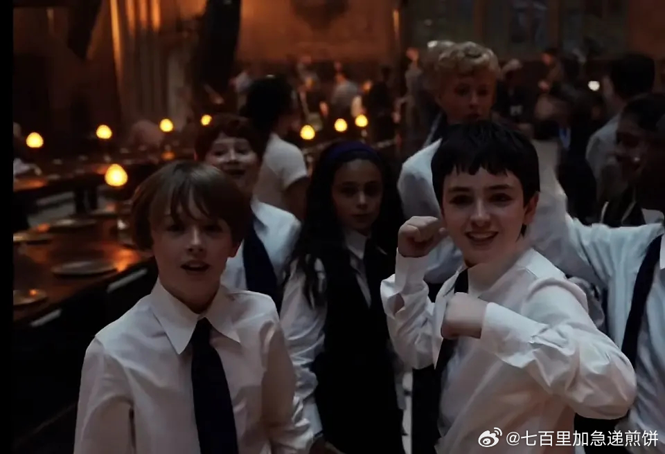 剧版哈利波特，三小只+马尔福+纳威同框高清剧照来了，还有邓布利多、斯内普以及一些