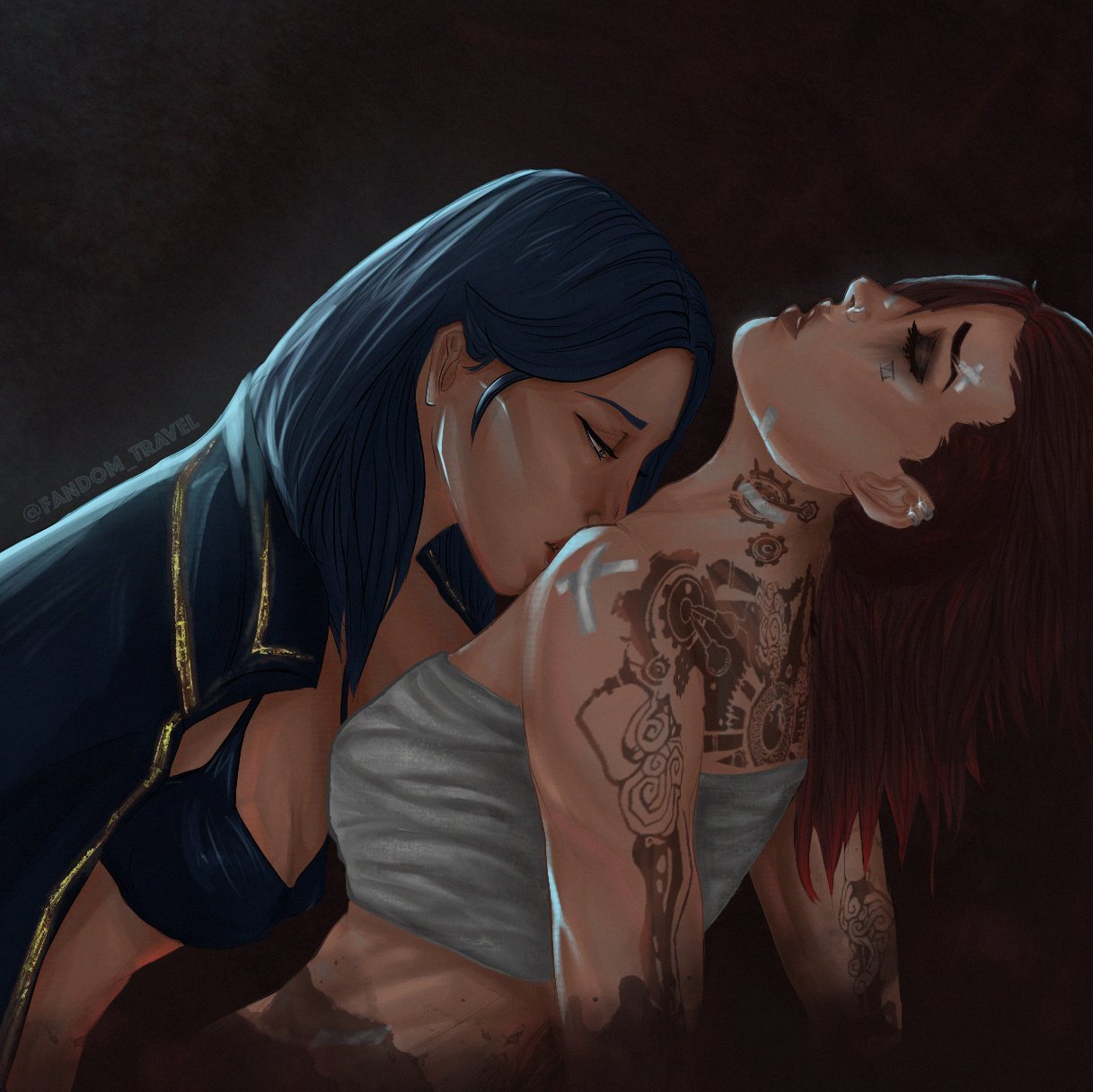 双城之战 蔚&凯特琳（cr:fandom_travel）