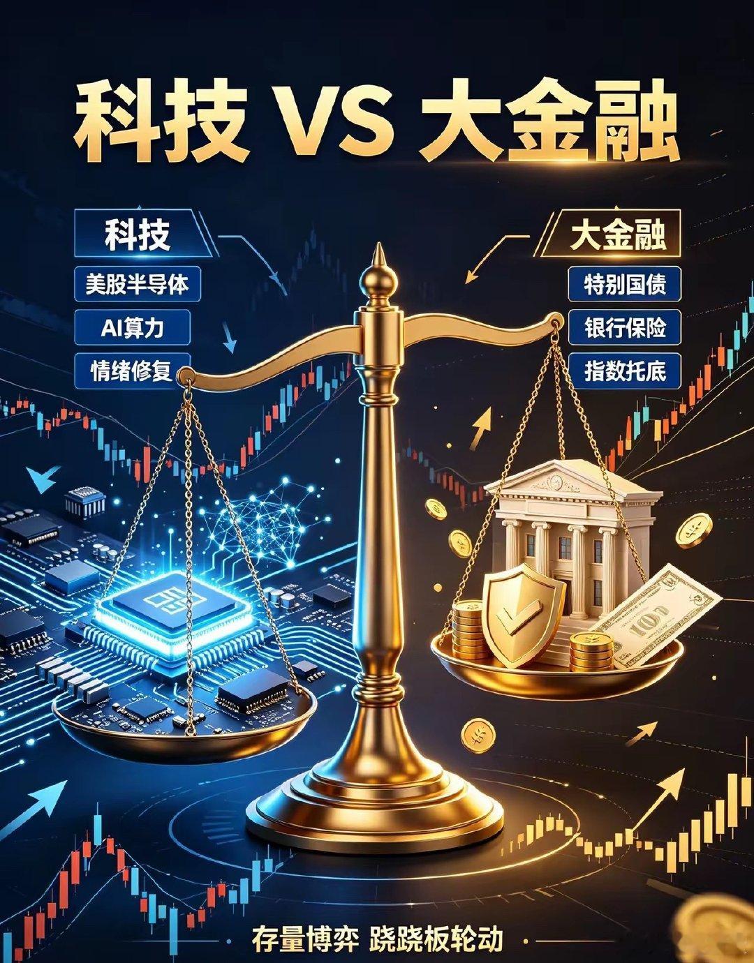 3000亿PK美股大涨！周一科技大金融二选一信息仅供参考，不构成投资建议盘面核心