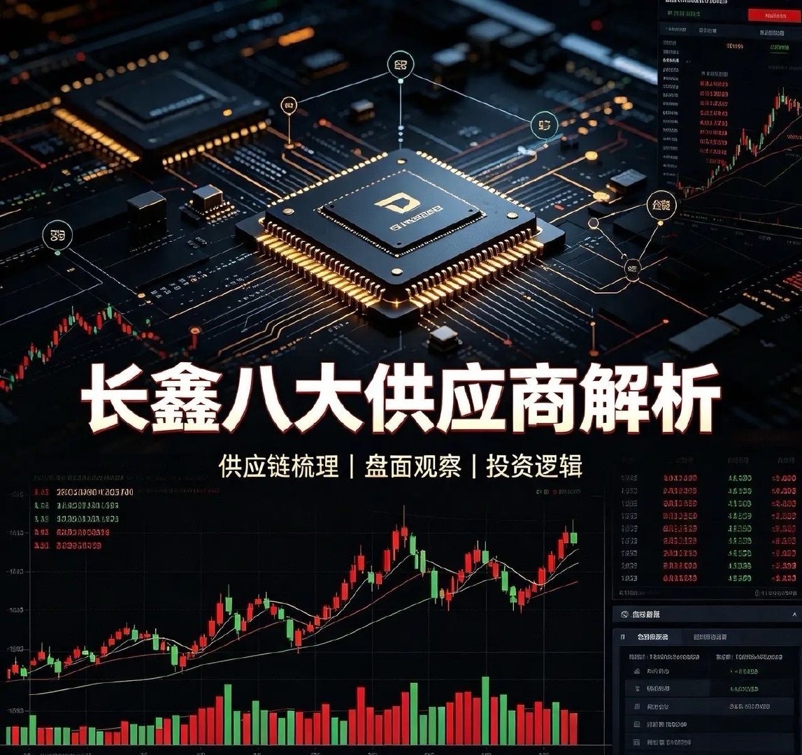 长鑫八大供应商解析1. 太极实业：长鑫建厂总包商，承建洁净室工程，具备半导体基建