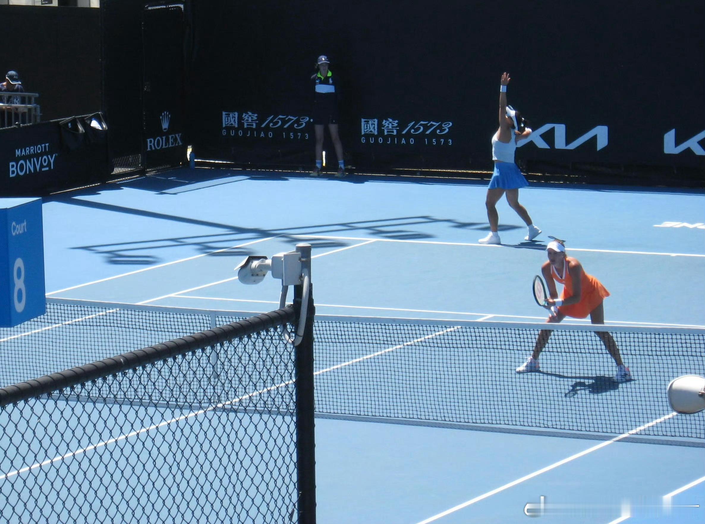郭涵煜晋级澳网女双16强🔵澳网2026 女双第二轮✅🇨🇳郭涵煜/🇫🇷梅