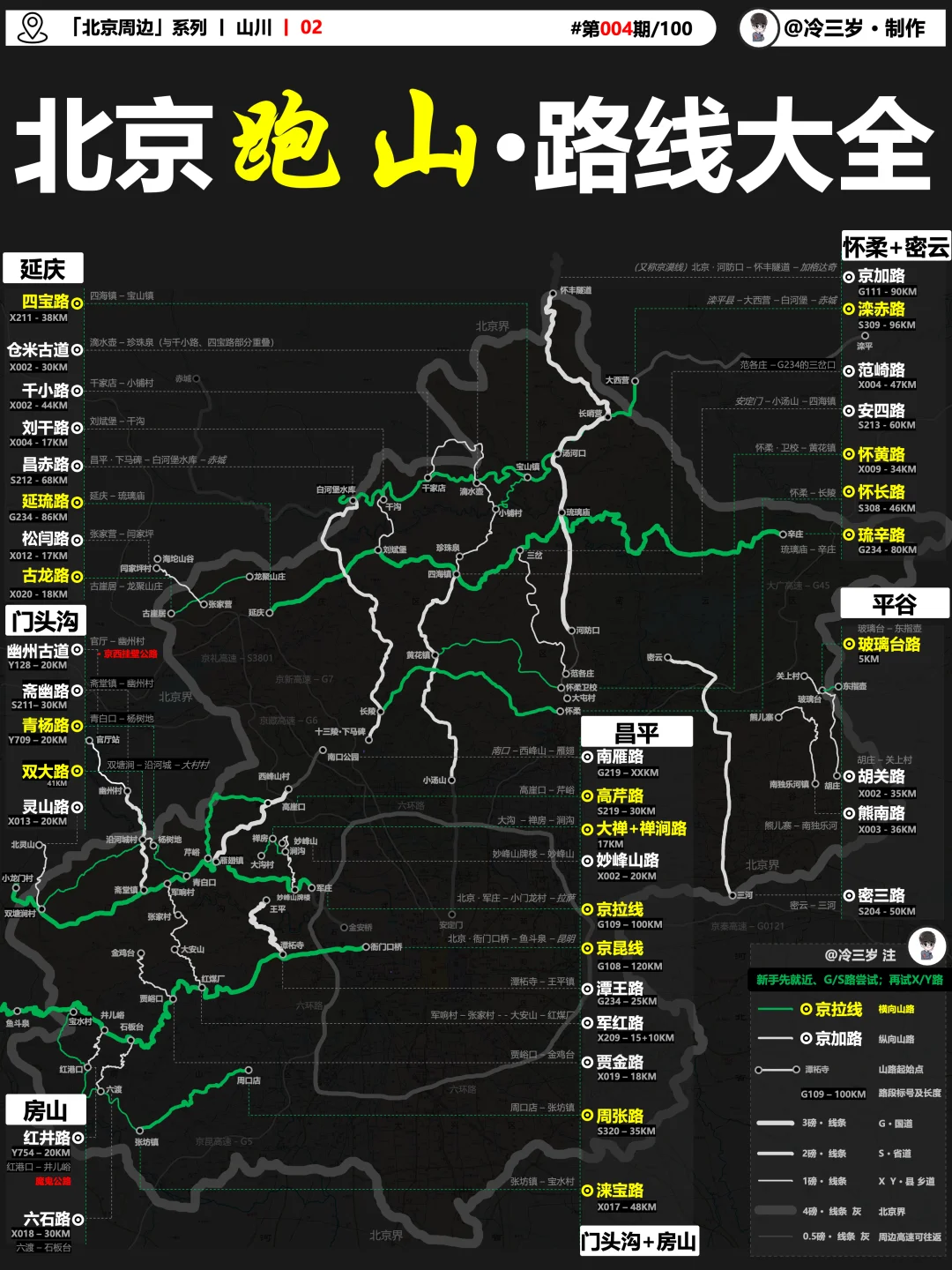 十一不出远门，那北京有啥山路可跑，山可爬？