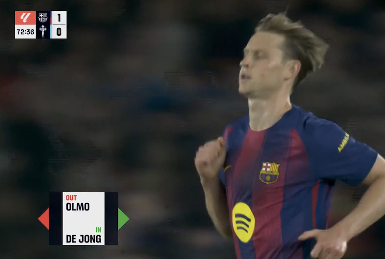 德容第293次代表巴萨出战，超越科库成为巴萨队史出战次数最多的荷兰球员❤️💙?