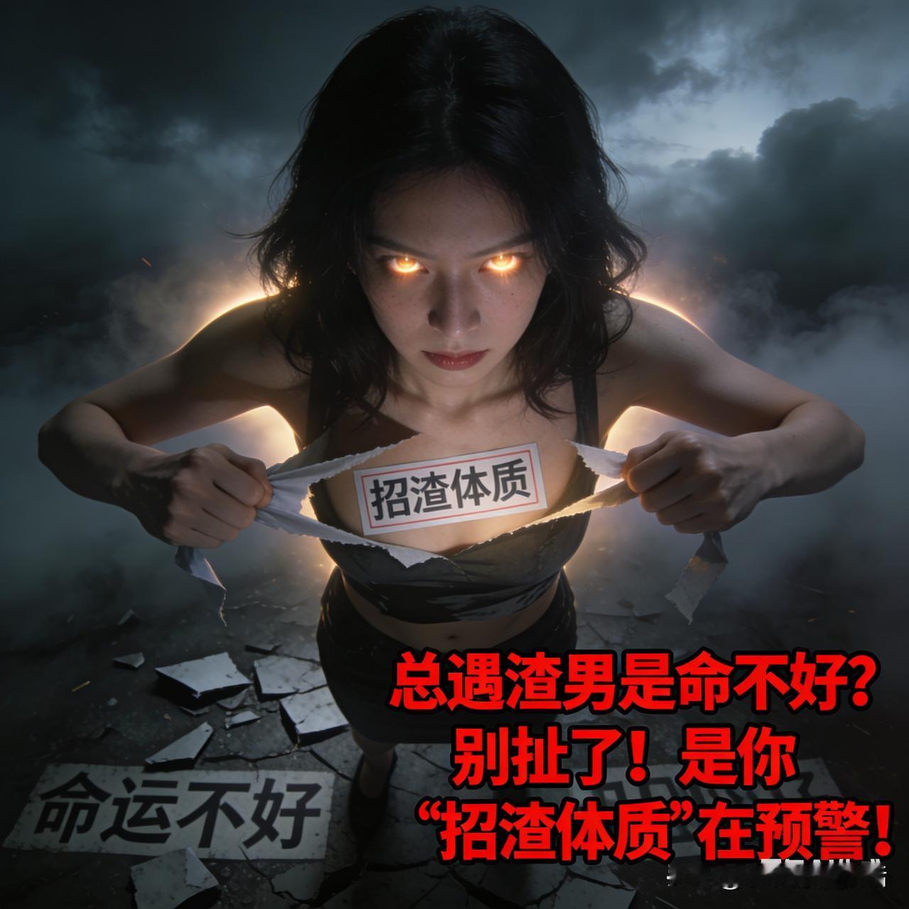总遇渣男是命不好？别扯了！是你“招渣体质”在预警！
别把锅甩给老天！总被渣男缠上