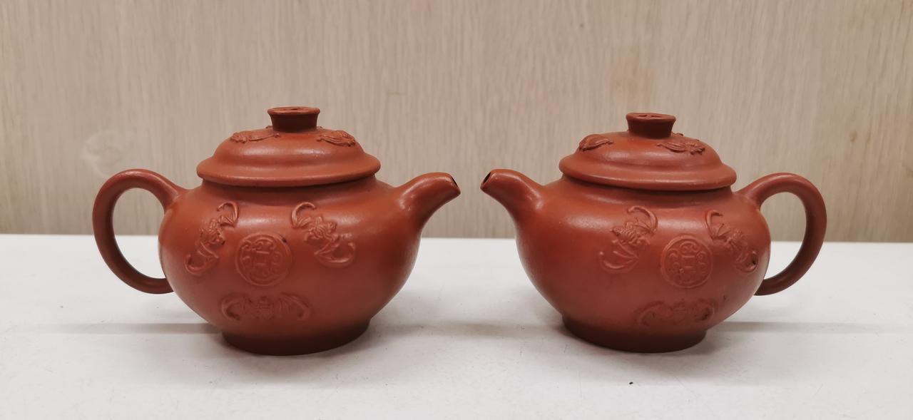 早期中国宜兴精品紫砂茶壶（网孔、约118cc）紫砂艺术 精美茶器 宜兴紫砂壶 茶