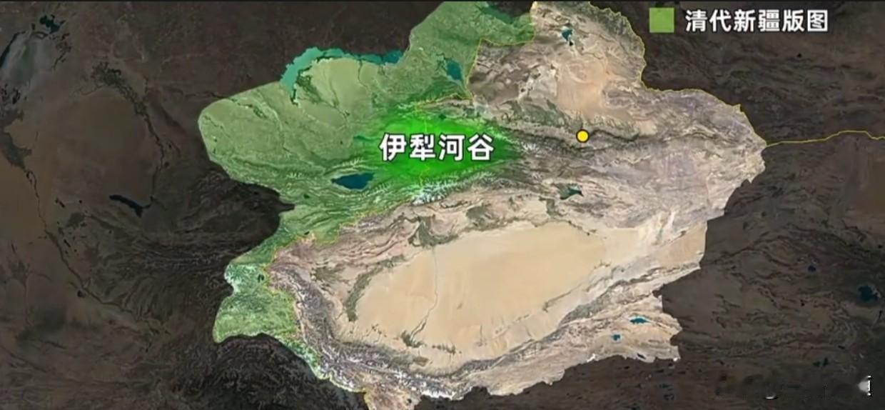 新疆一旦沦陷，内地的战略纵深将不复存在。中国的形势必将危矣。从南疆的喀什出发向东