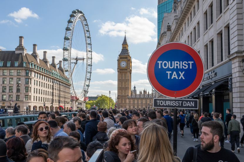 伦敦计划对过夜游客征收旅游税，市长萨迪克·汗对此表示谨慎欢迎。相关法案正在议会审