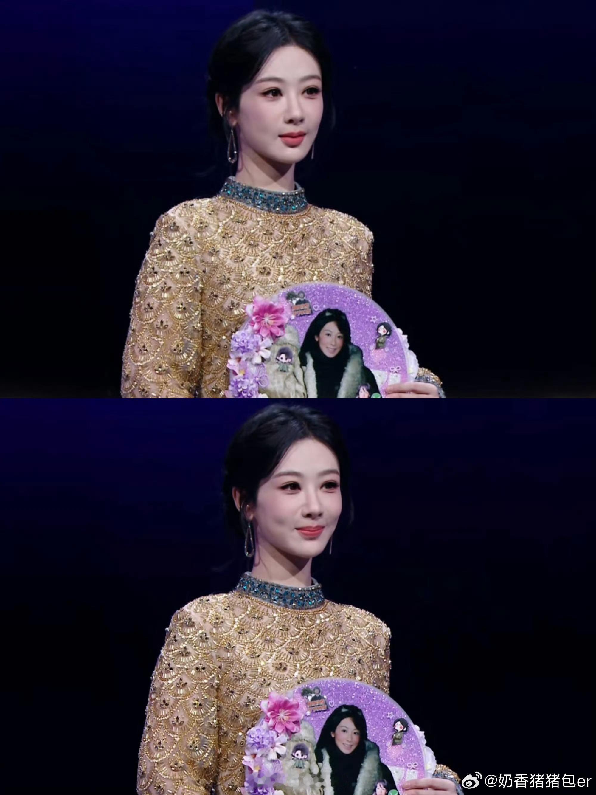 杨紫 大花气质杨紫带着生命树来走红毯了