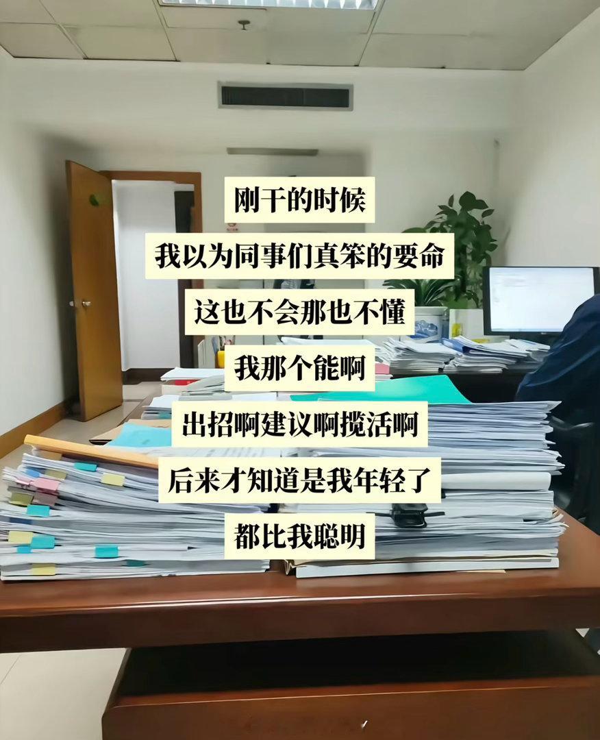 新来的同事脑子就是好使不要悲伤，不要心急，年底你就发现，最佳员工……不是你，升职