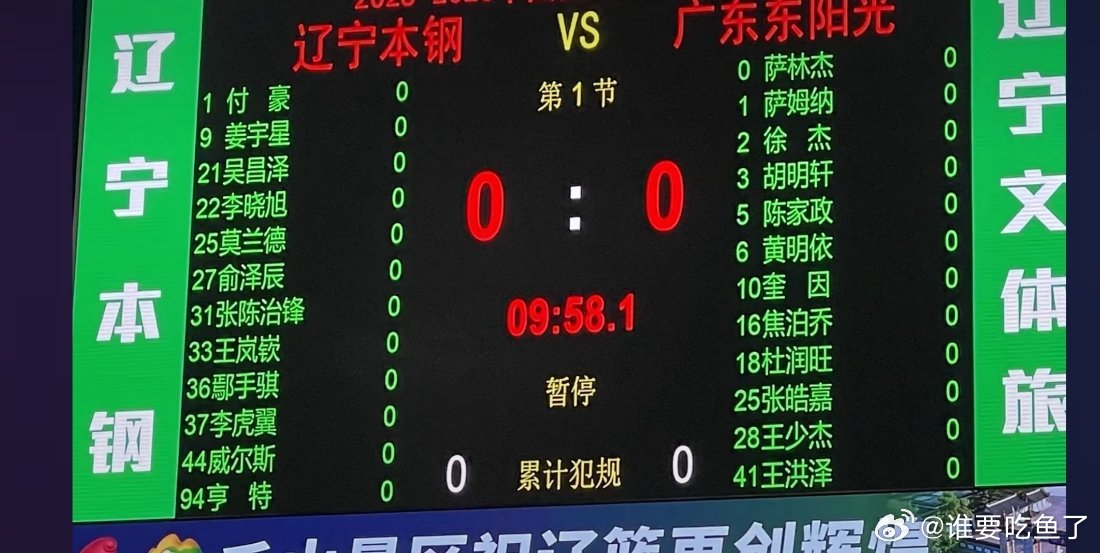 辽粤大战一触即发，辽宁男篮加油。