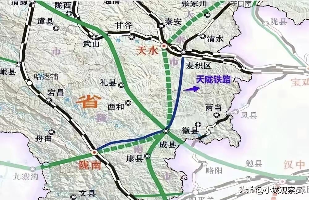 天陇铁路修建的可能大不大？而且还可以延伸至平凉、庆阳甚至延安。但这条线路更多的是