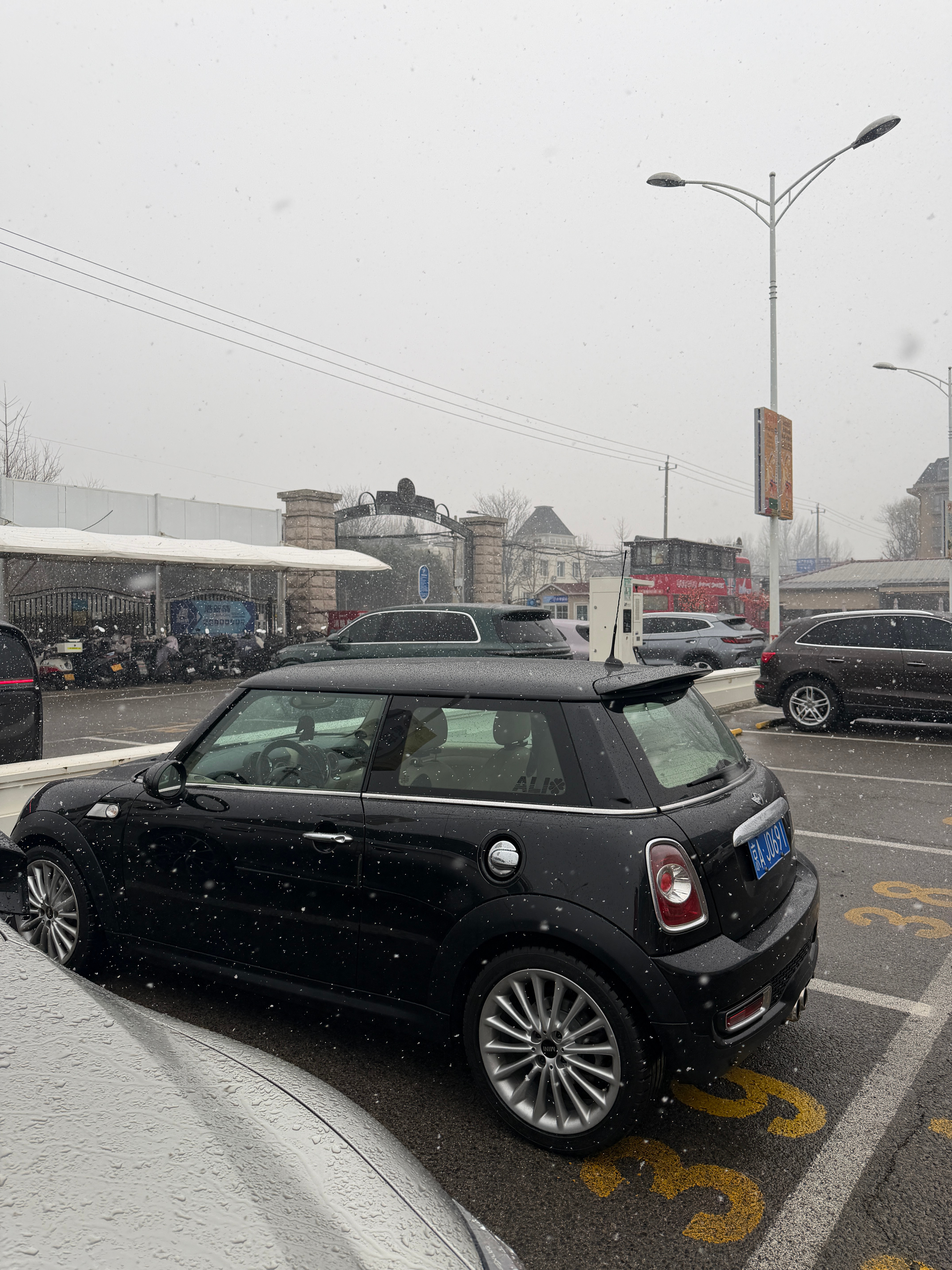 好大的雪❄️北京下雪 北京·安妮意大利餐厅香江花园店