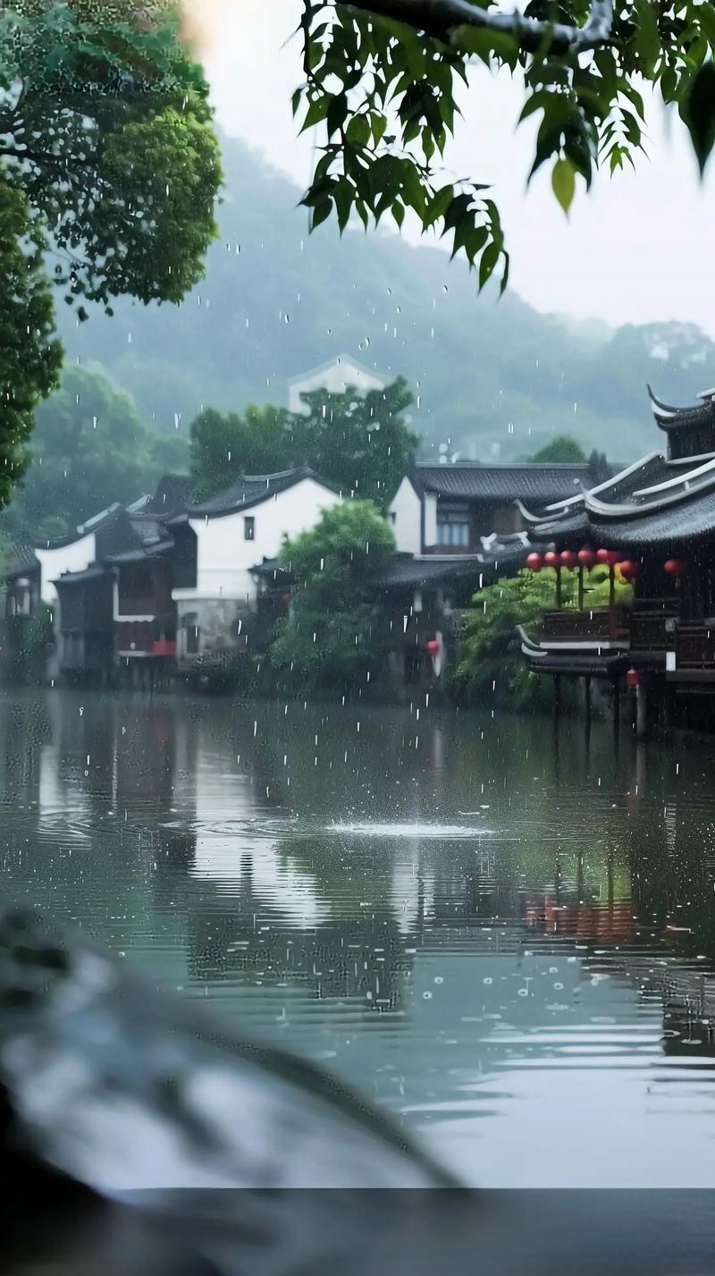 上联：烟雨水乡江南景，水心邀对
下联：风霜雪月塞北情

赏析：上联“烟雨水乡江南