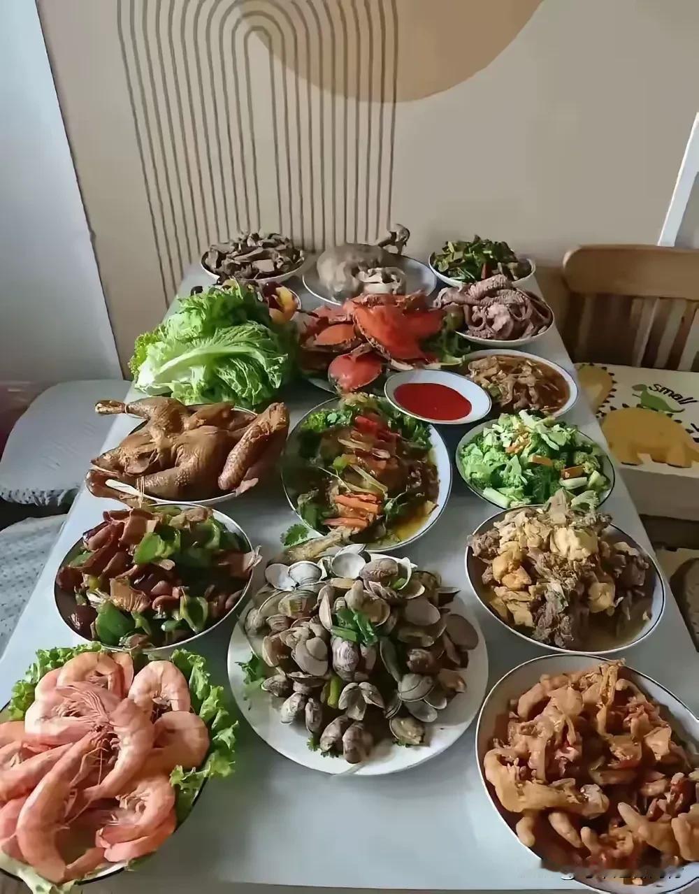 “一狠心用一天的工资吃了顿饭！”