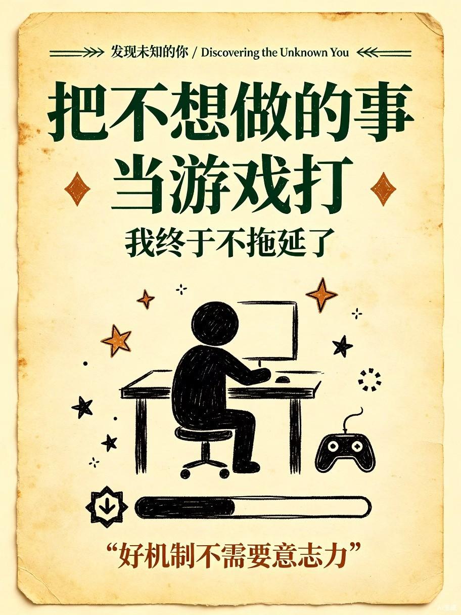 为什么玩游戏的时候你能熬通宵不觉得累，学习工作5分钟就开始刷手机？
真不是懒！是