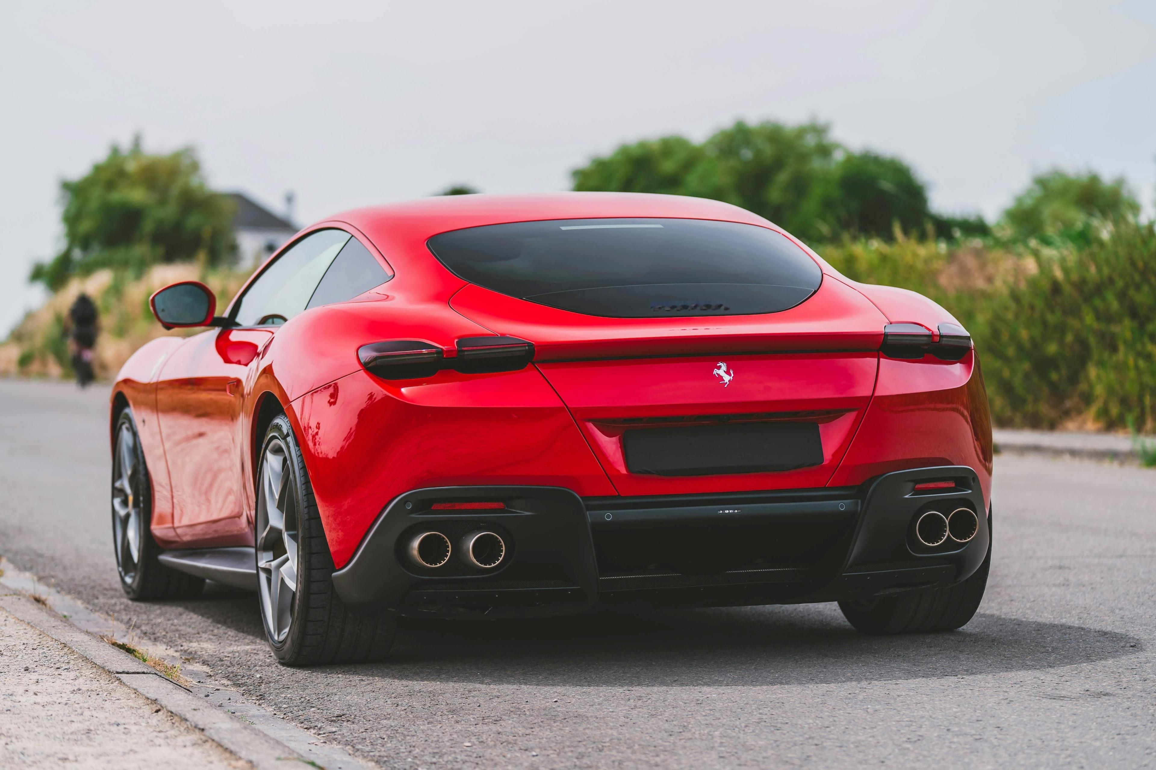 2023 Ferrari Roma 汽车视觉 丨Rosso Corsa 经典法拉